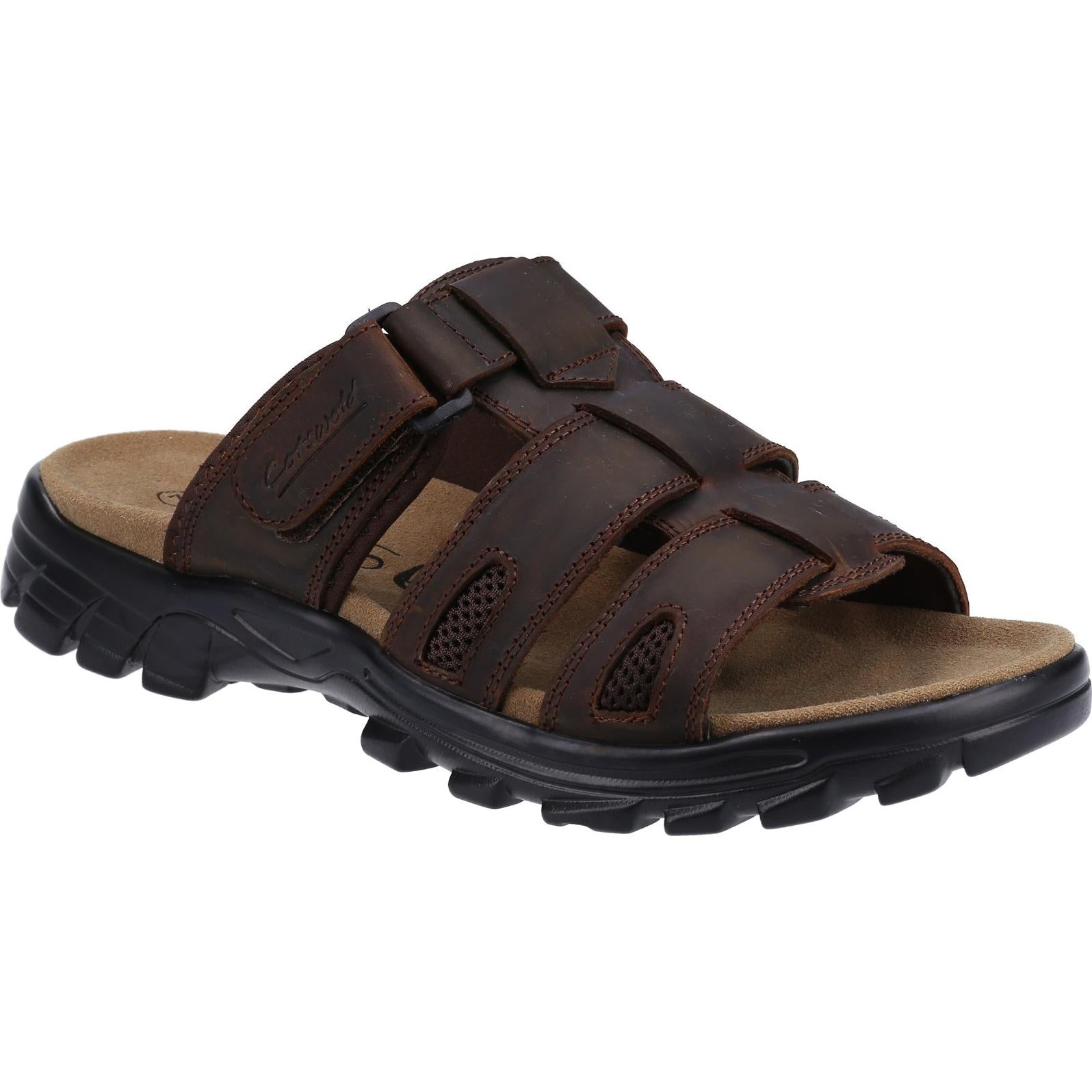 Cotswold Tayton Leather Walking Slider Sandals