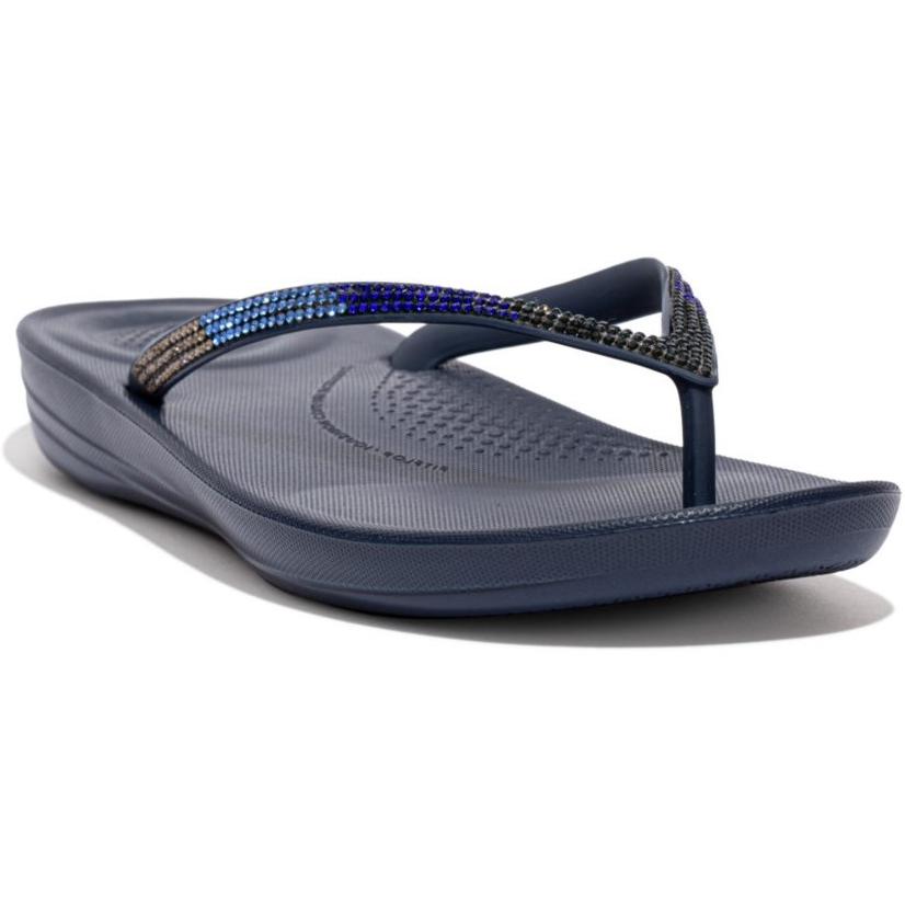 Fitflop iQushion Ombre Sparkle Flip Flops Sandals