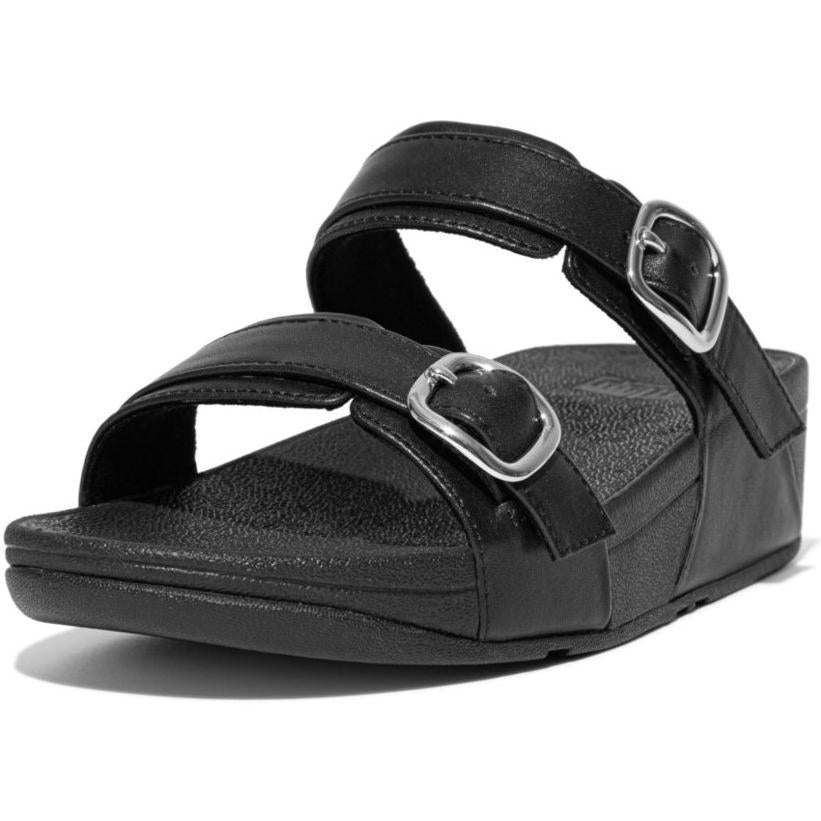 Fitflop Lulu Adjustable Leather Slides Sandals