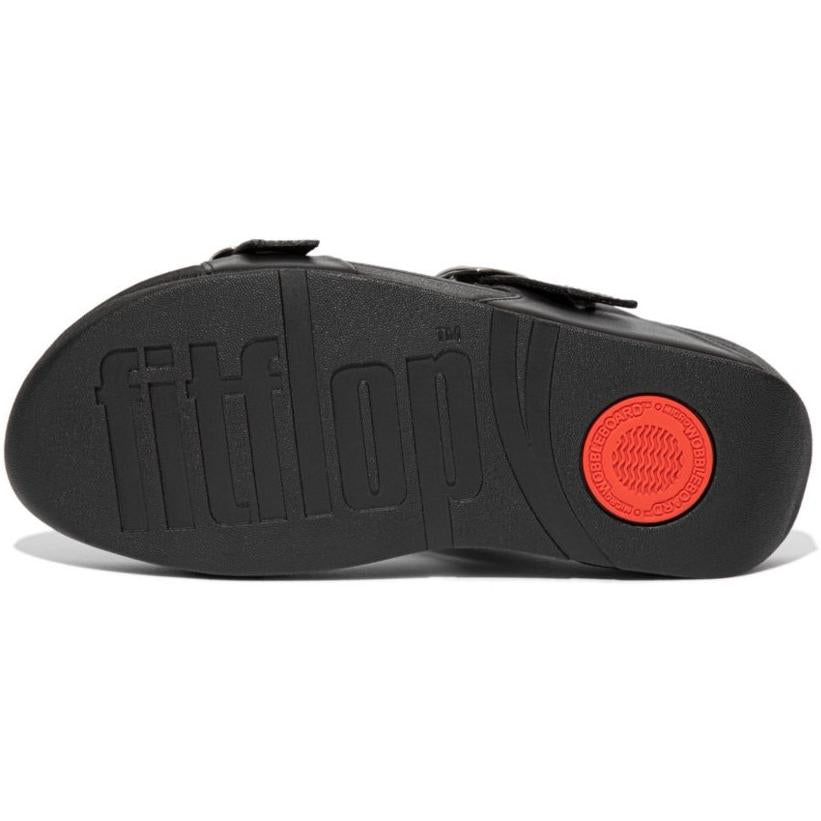 Fitflop Lulu Adjustable Leather Slides Sandals