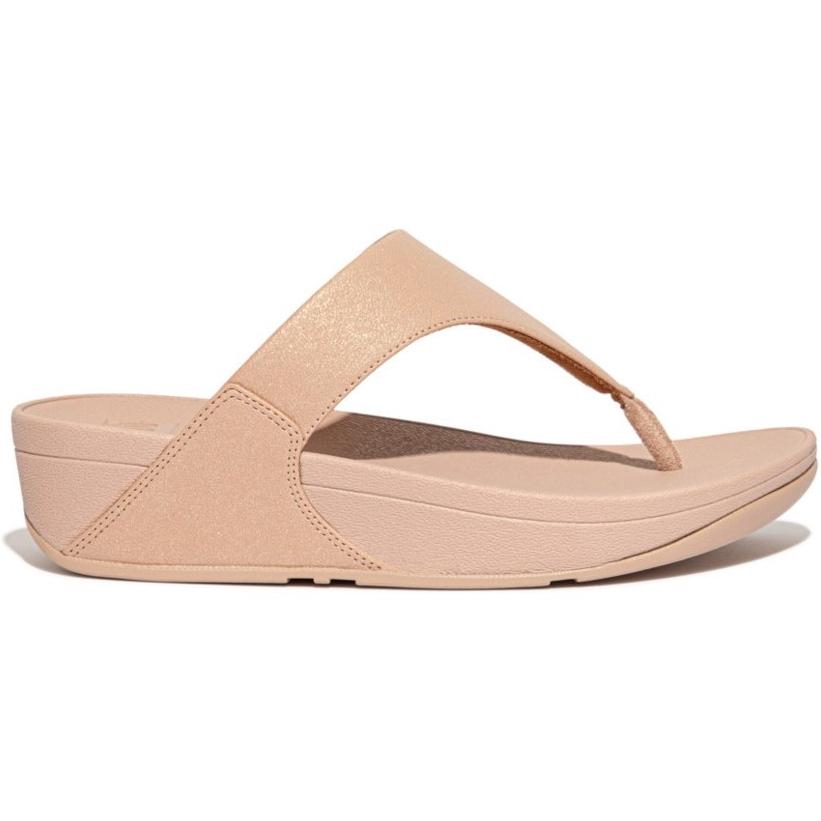 Fitflop Lulu Shimmer Toe-Post Sandals