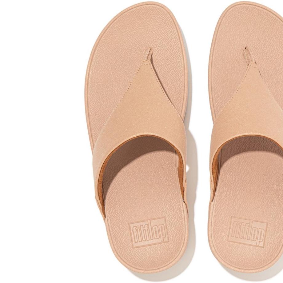 Fitflop Lulu Shimmer Toe-Post Sandals