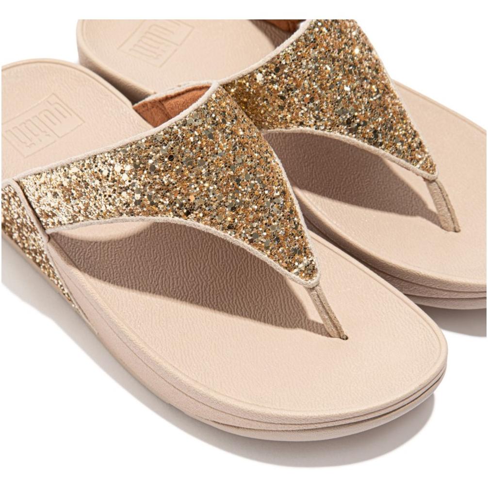Fitflop Lulu Glitter Toe-Post Sandals