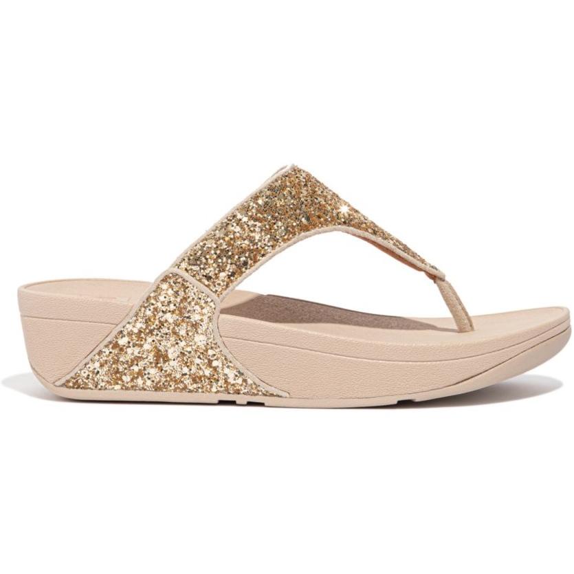 Fitflop Lulu Glitter Toe-Post Sandals