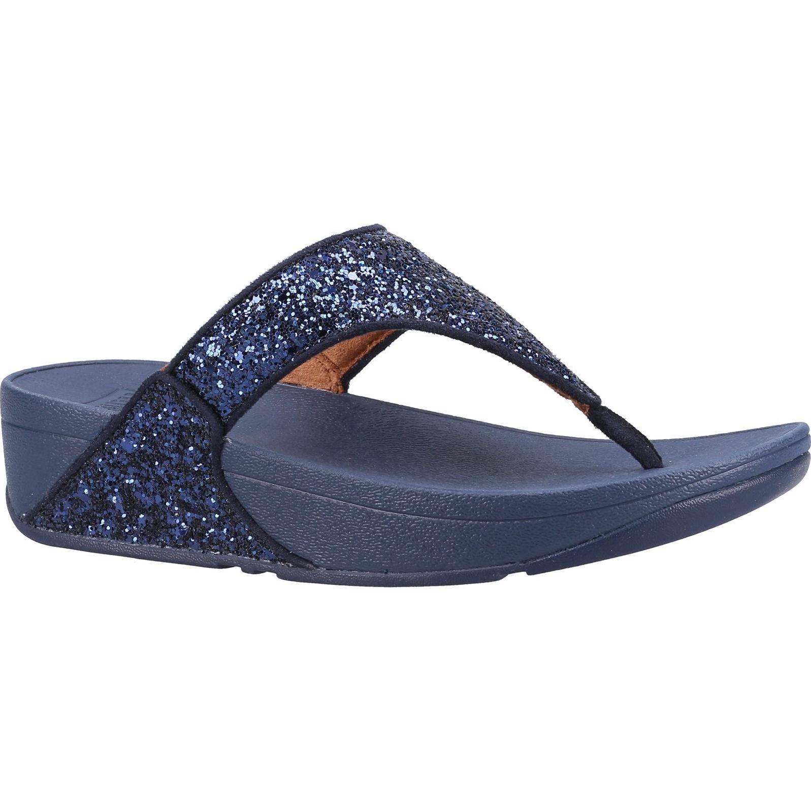 Fitflop Lulu Glitter Toe-Post Sandals