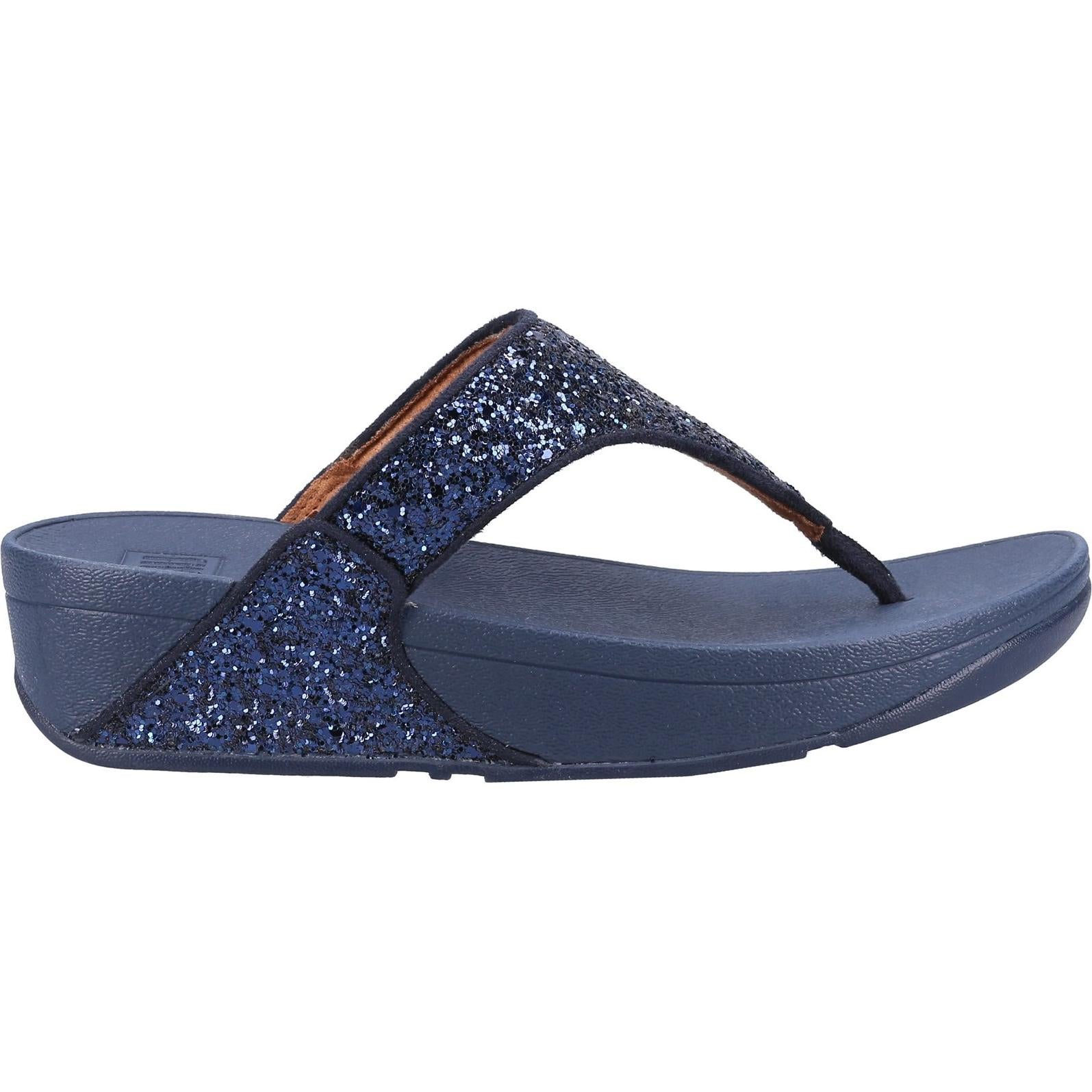 Fitflop Lulu Glitter Toe-Post Sandals