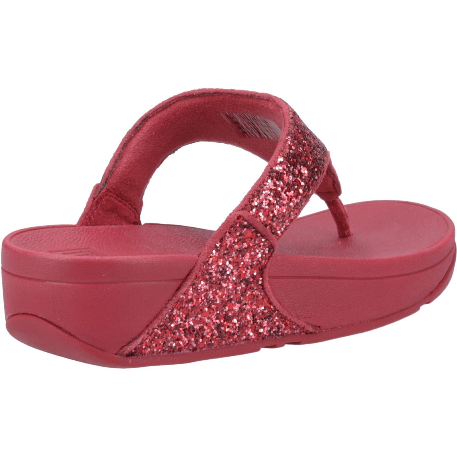 Fitflop Lulu Glitter Toe-Post Sandals