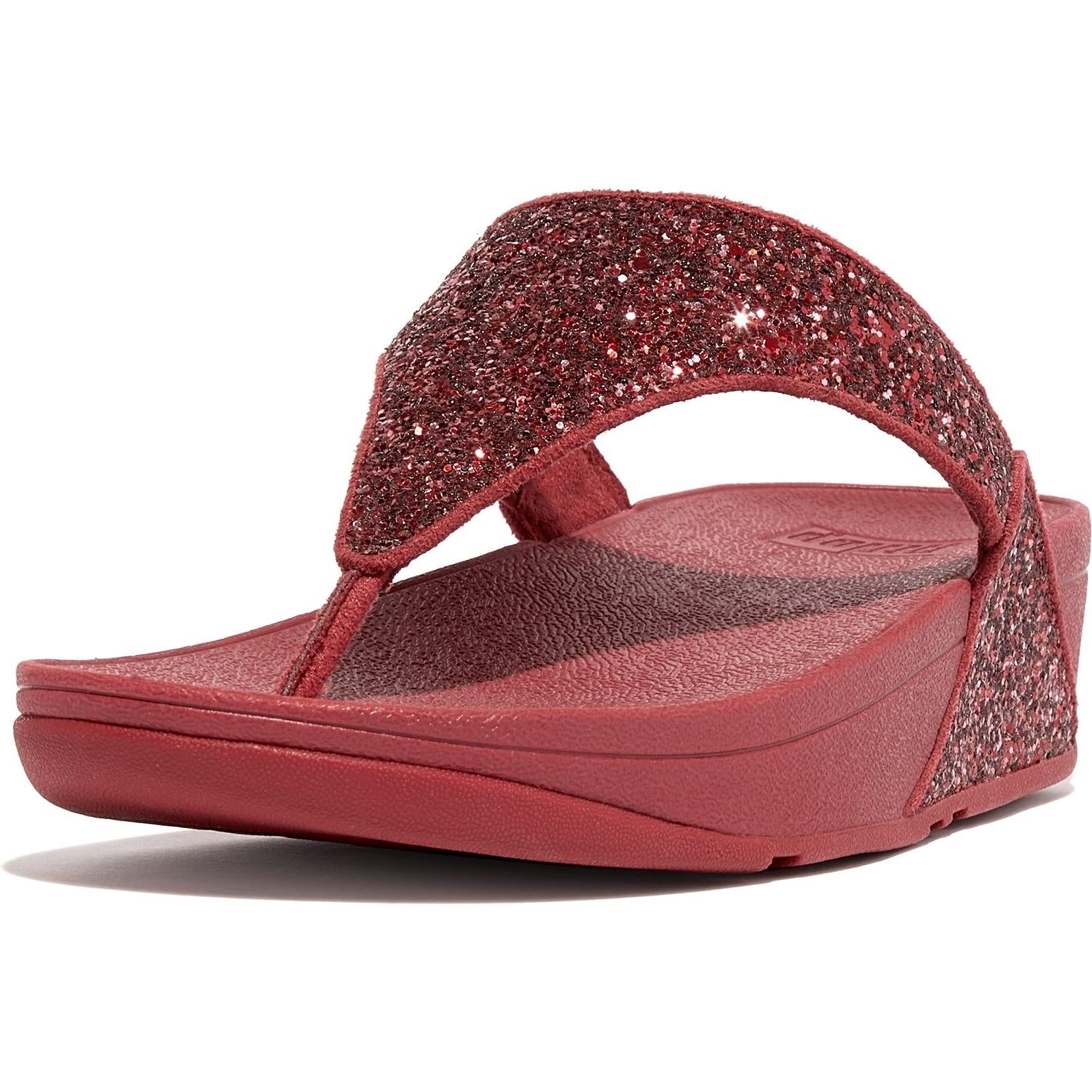 Fitflop Lulu Glitter Toe-Post Sandals