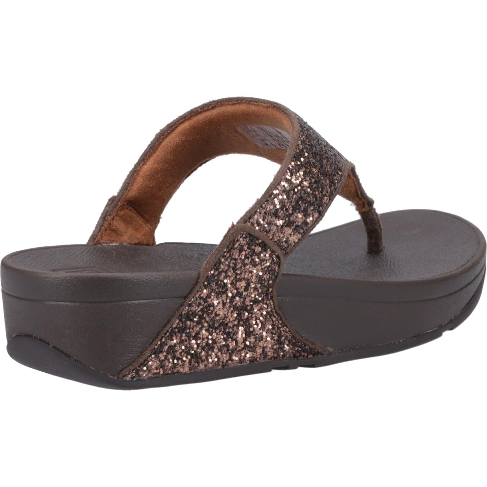 Fitflop Lulu Glitter Toe-Post Sandals