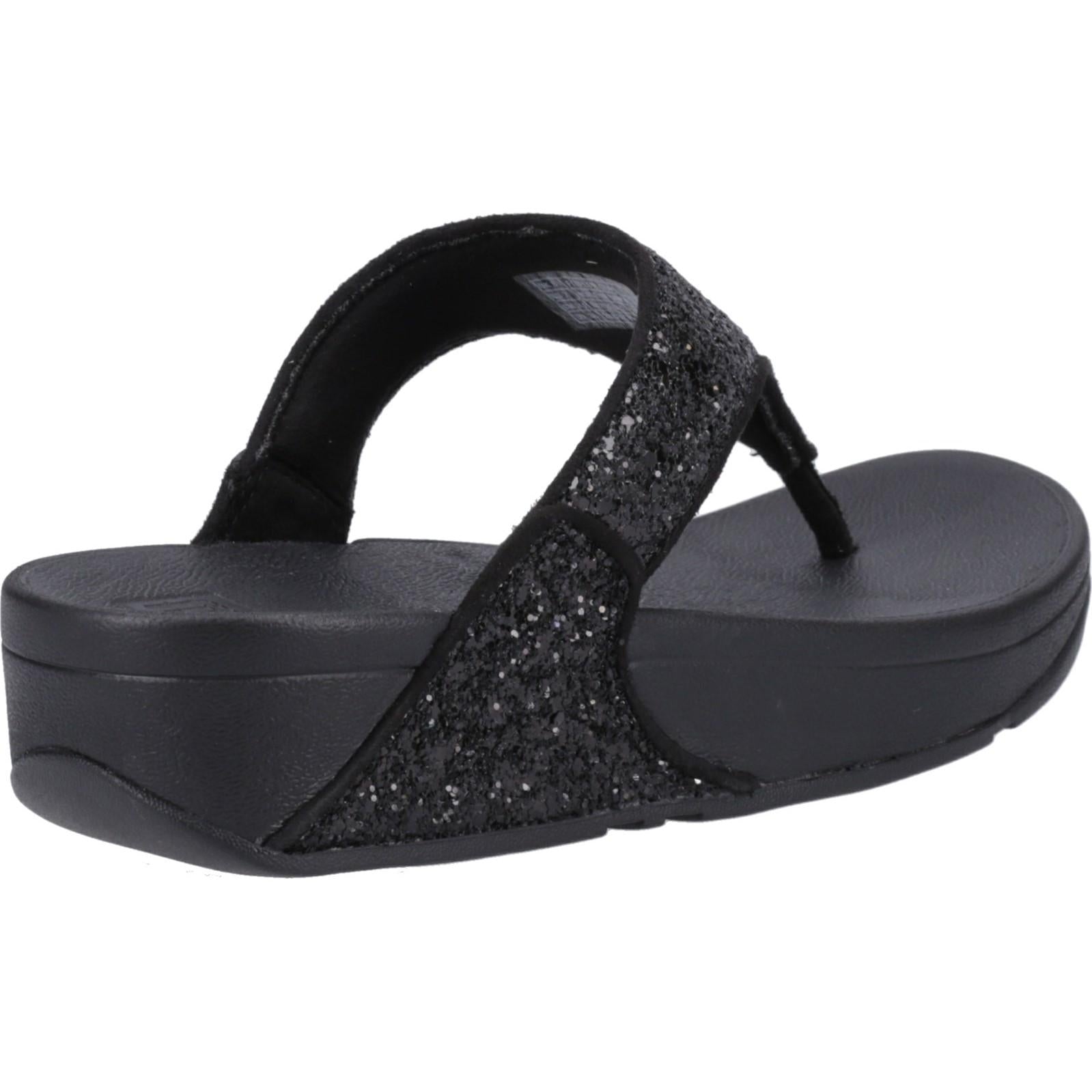 Fitflop Lulu Glitter Toe-Post Sandals