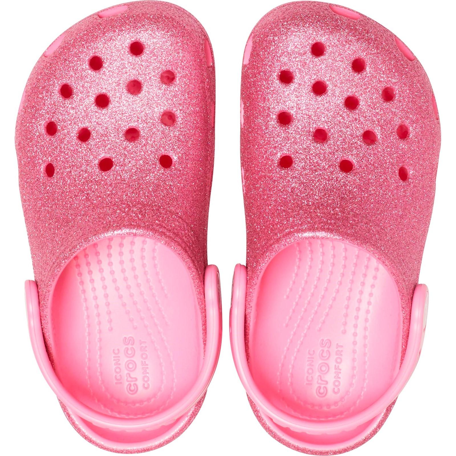 Crocs Classic Glitter Clog Sandals
