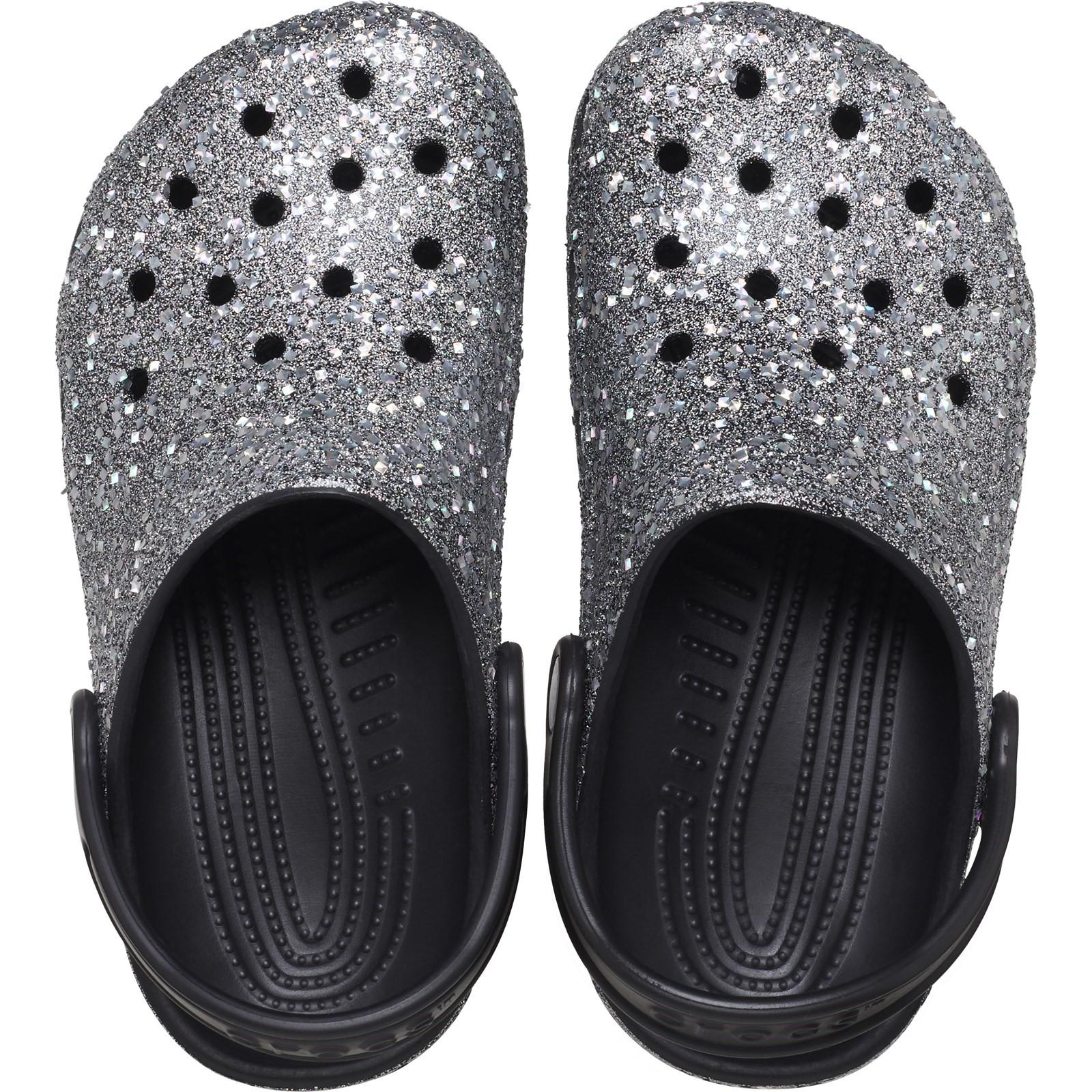 Crocs Classic Glitter Clog Sandals