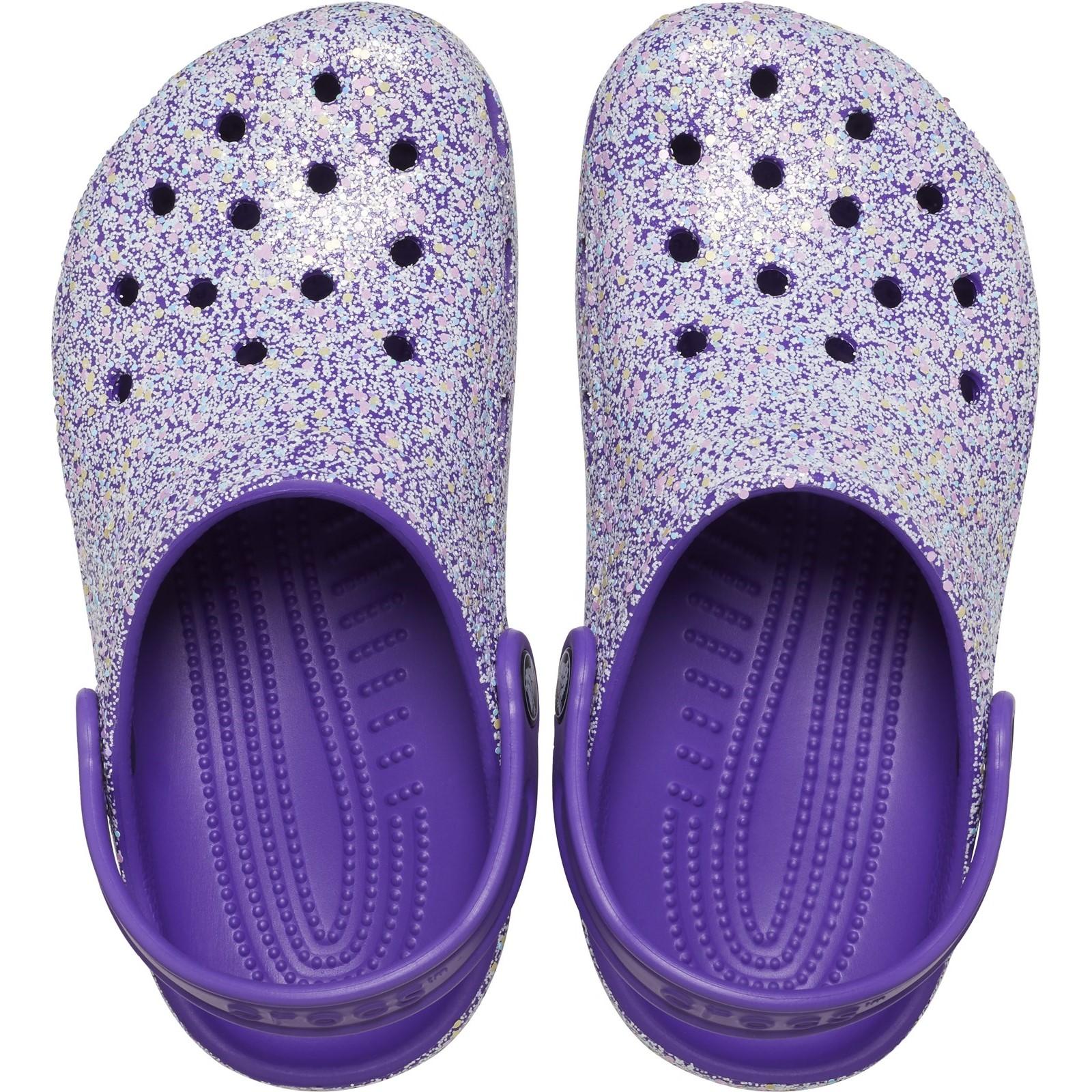 Crocs Classic Glitter Clog Sandals