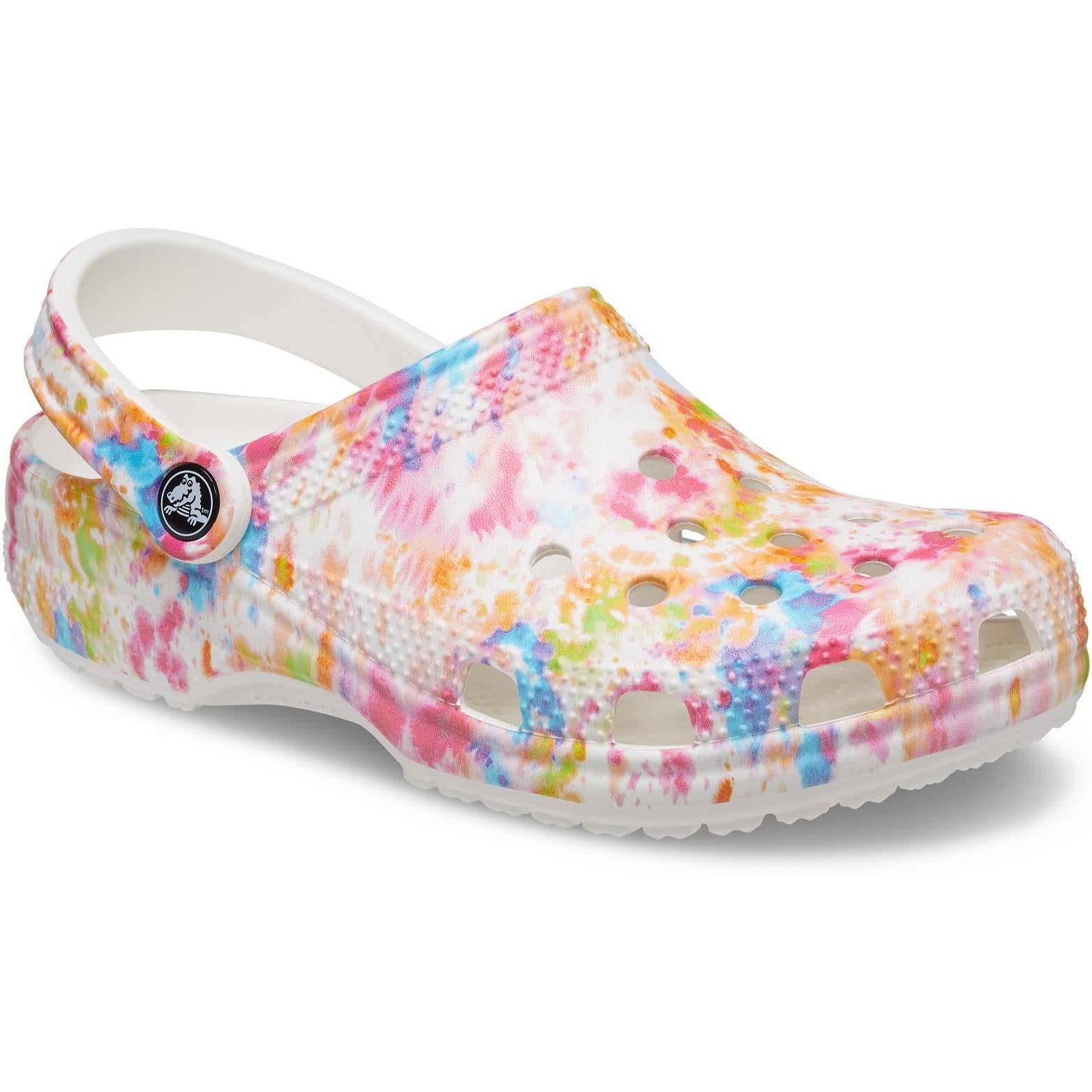 Crocs Classic Tie-Dye Graphic Clog Sandals
