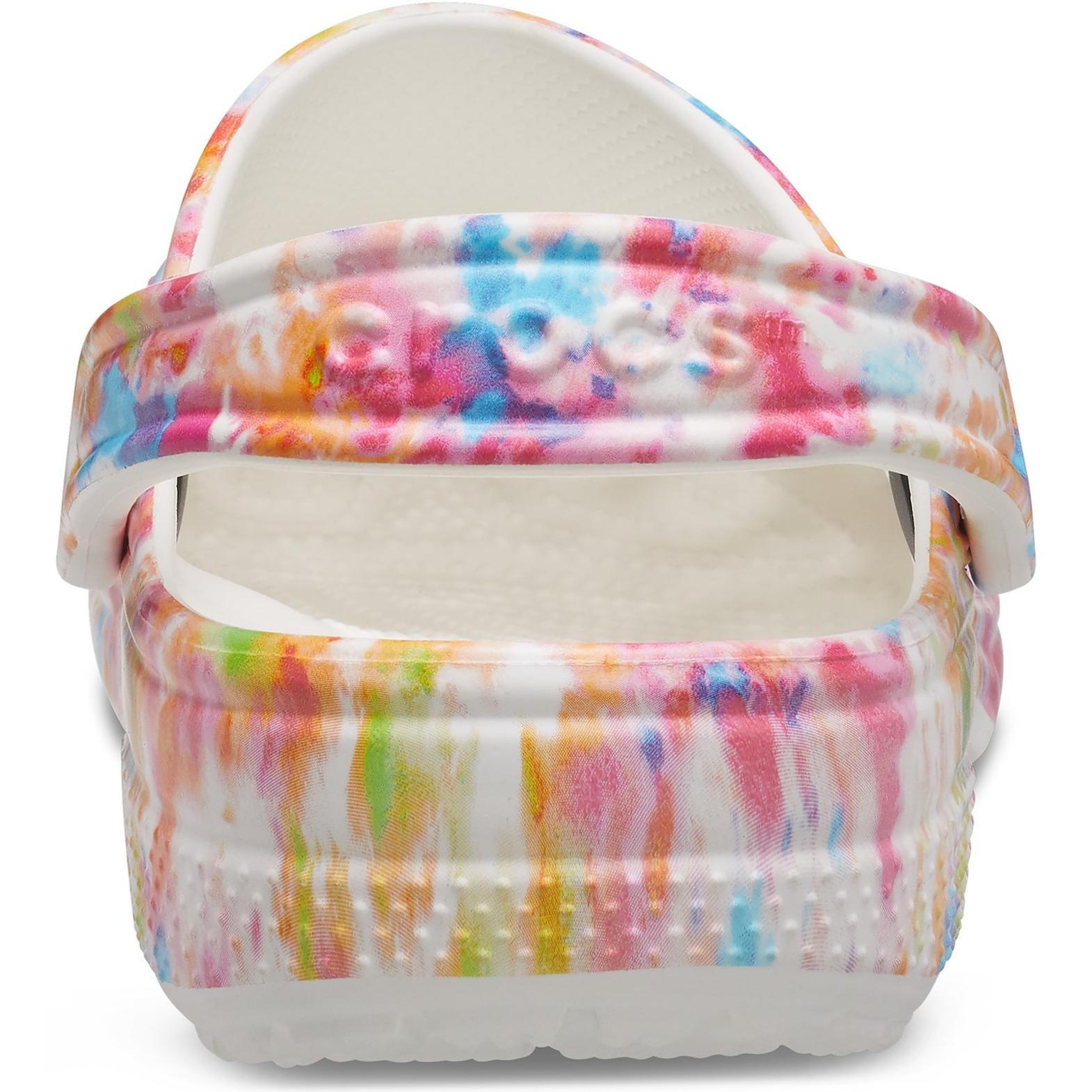 Crocs Classic Tie-Dye Graphic Clog Sandals