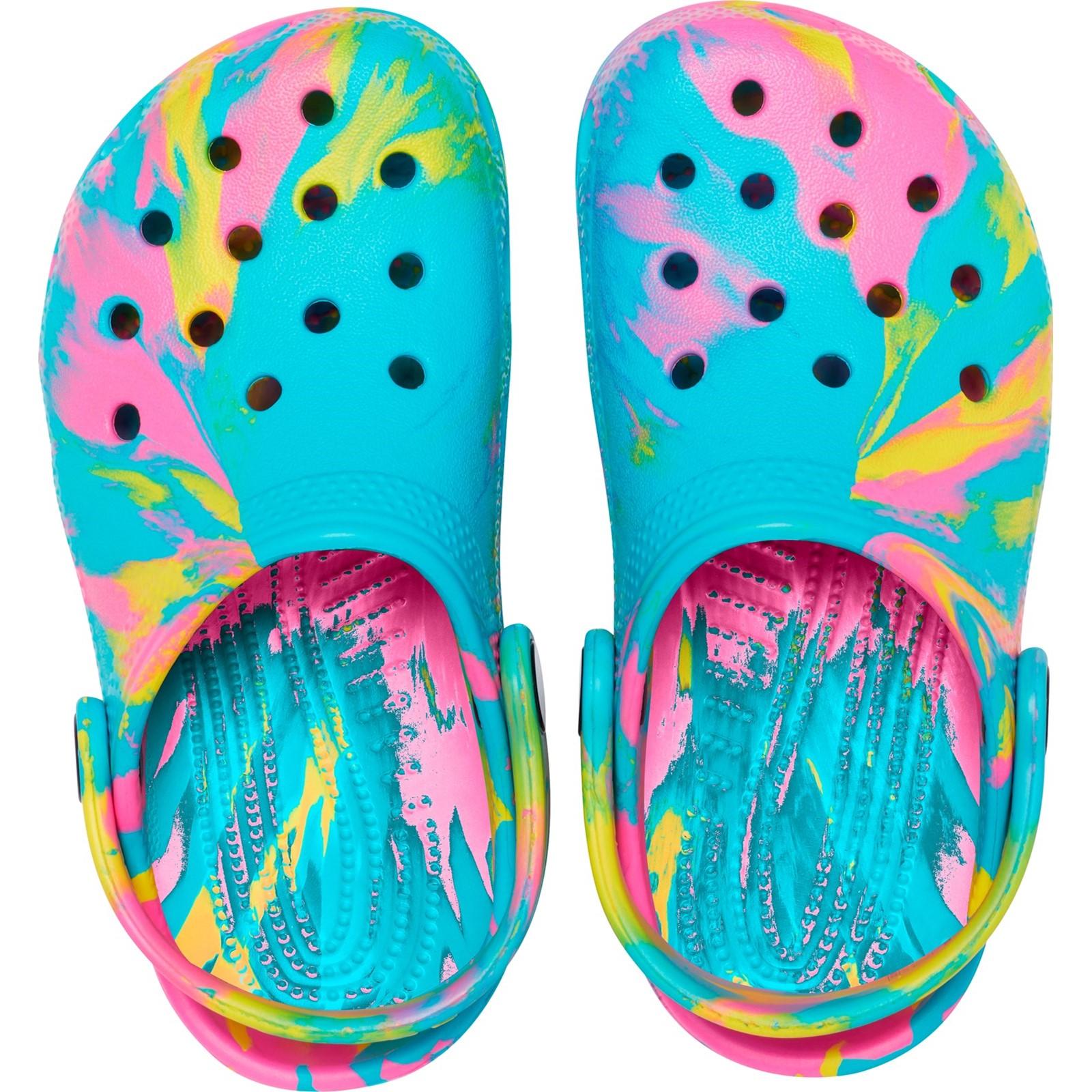 Crocs Classic Marbled Clog Shoes