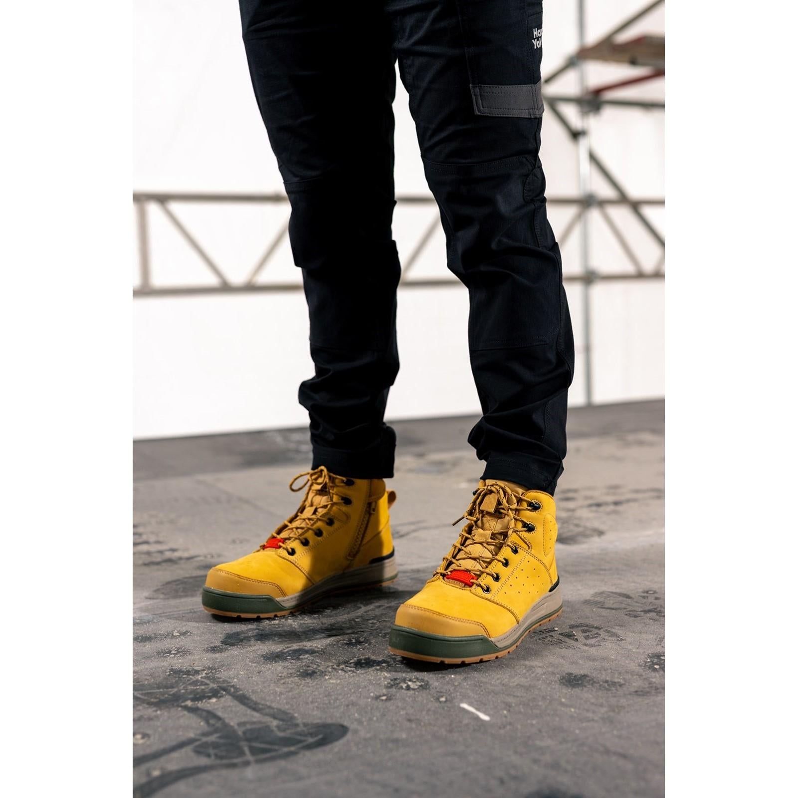 Hard Yakka 3056 Lace Zip Safety Boot