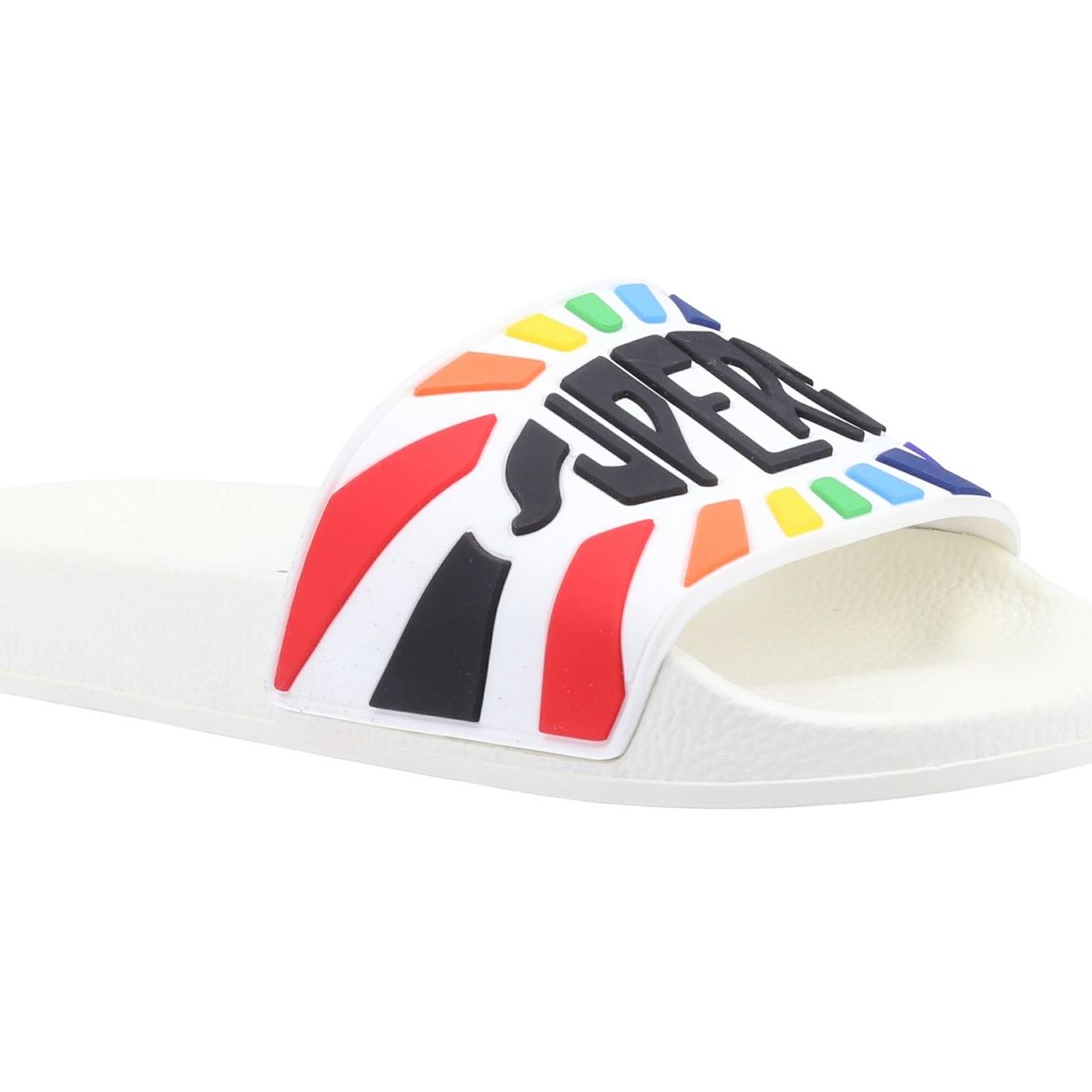 Superga Slide Multicolour Logo Sandals