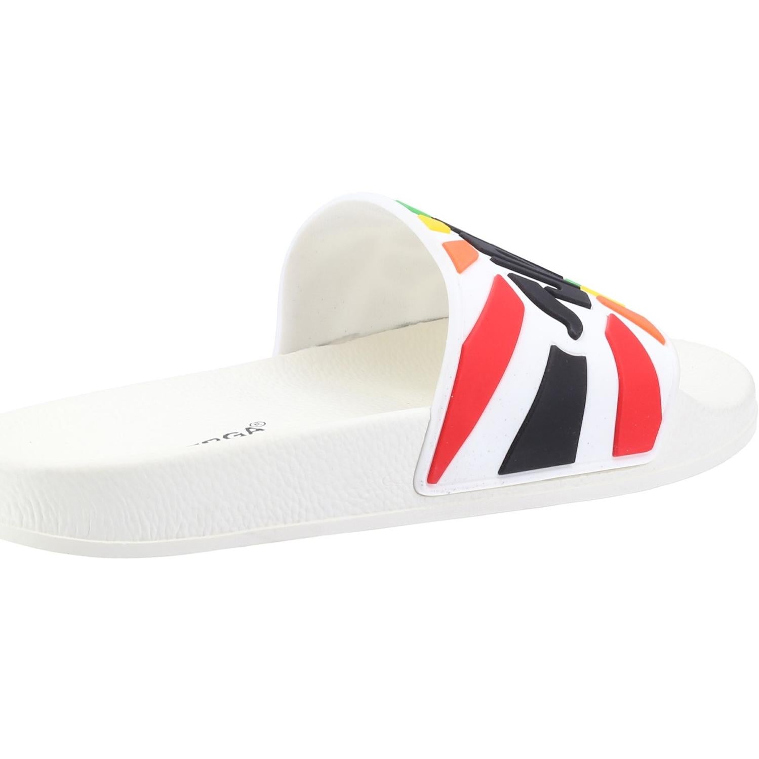 Superga Slide Multicolour Logo Sandals