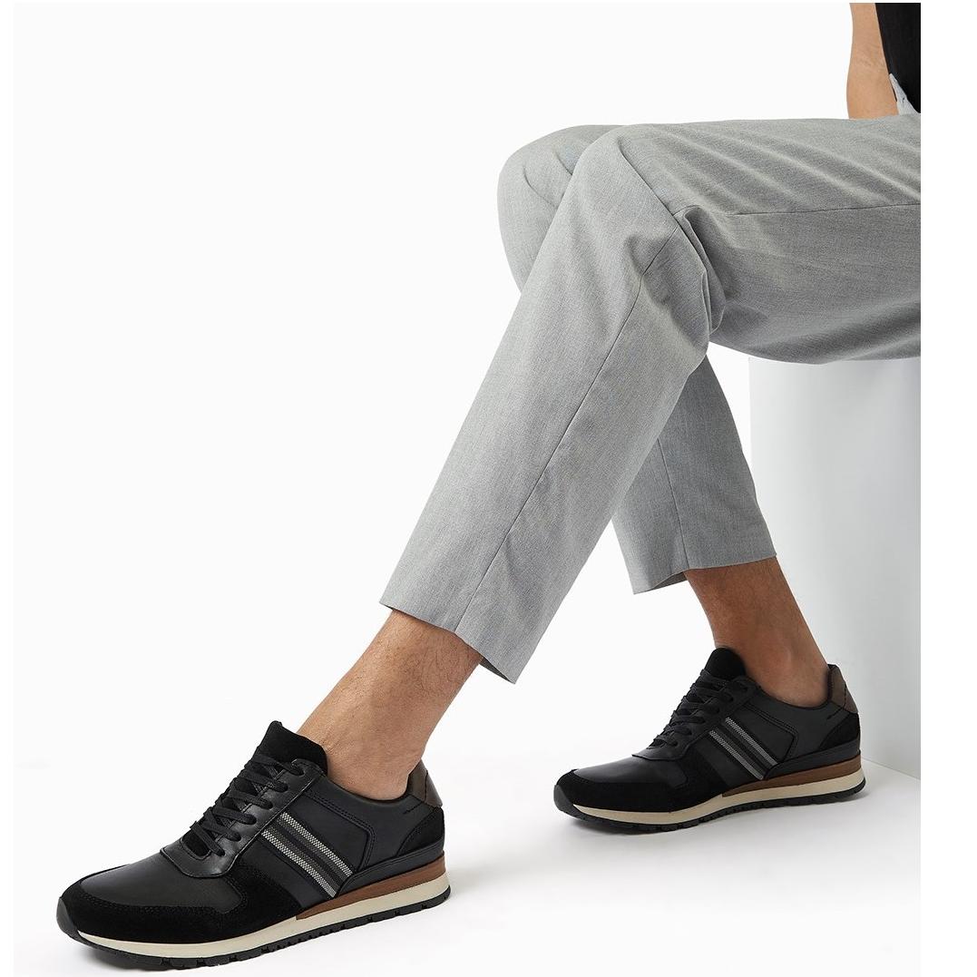Dune London Truro Side Stripe Runners Trainers