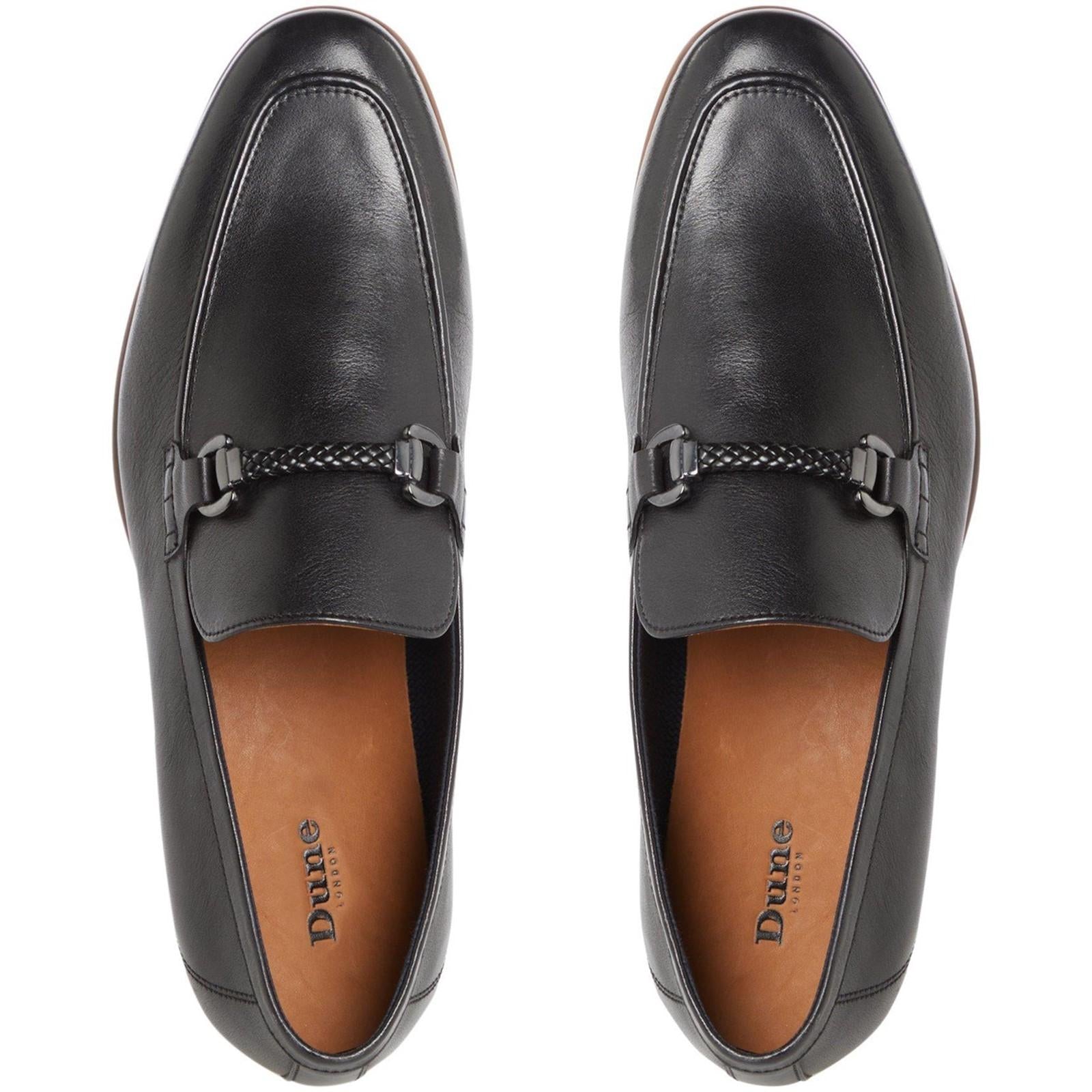 Dune Santino Woven Trim Loafers Shoes