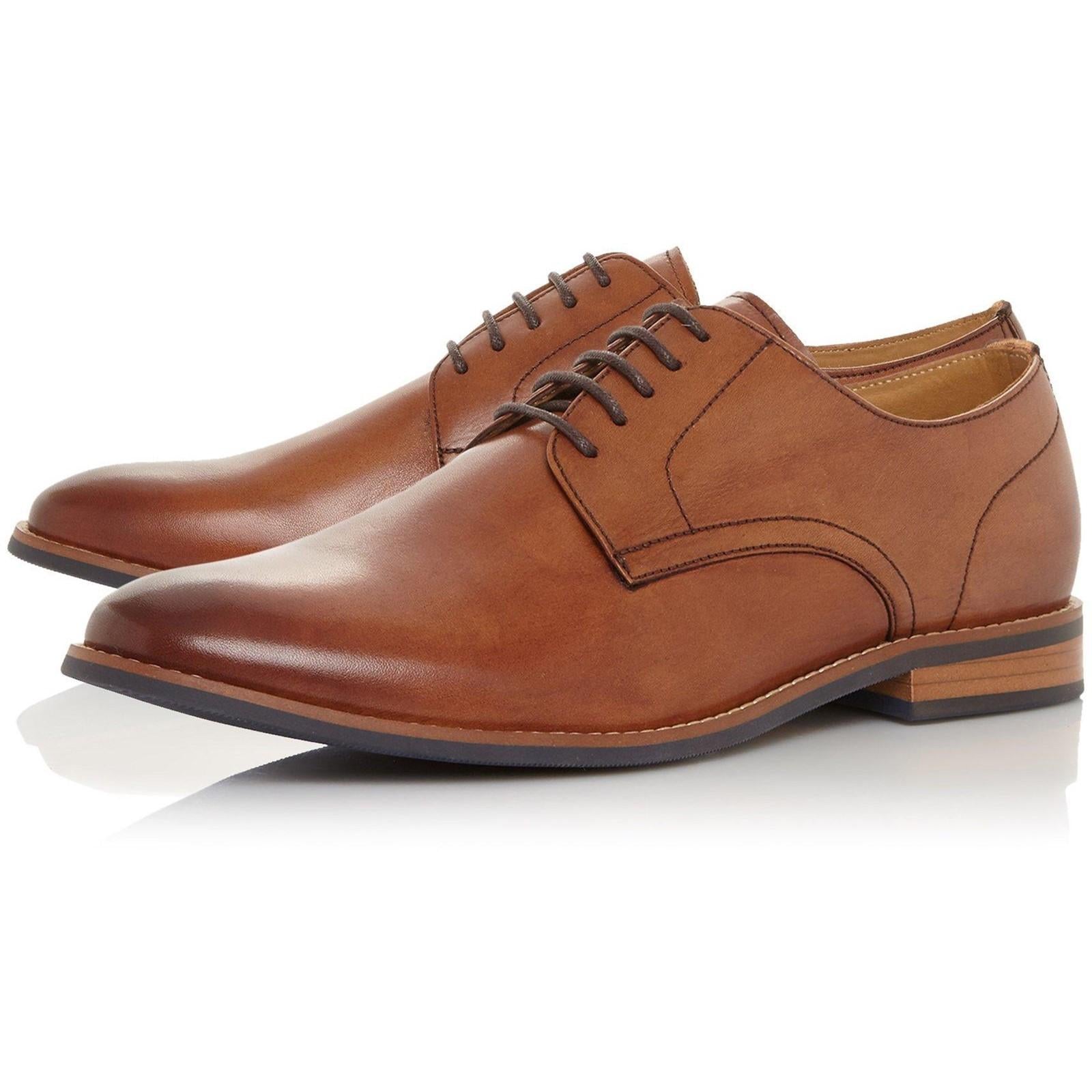 Dune London Suffolks Leather Smart Gibson Shoes