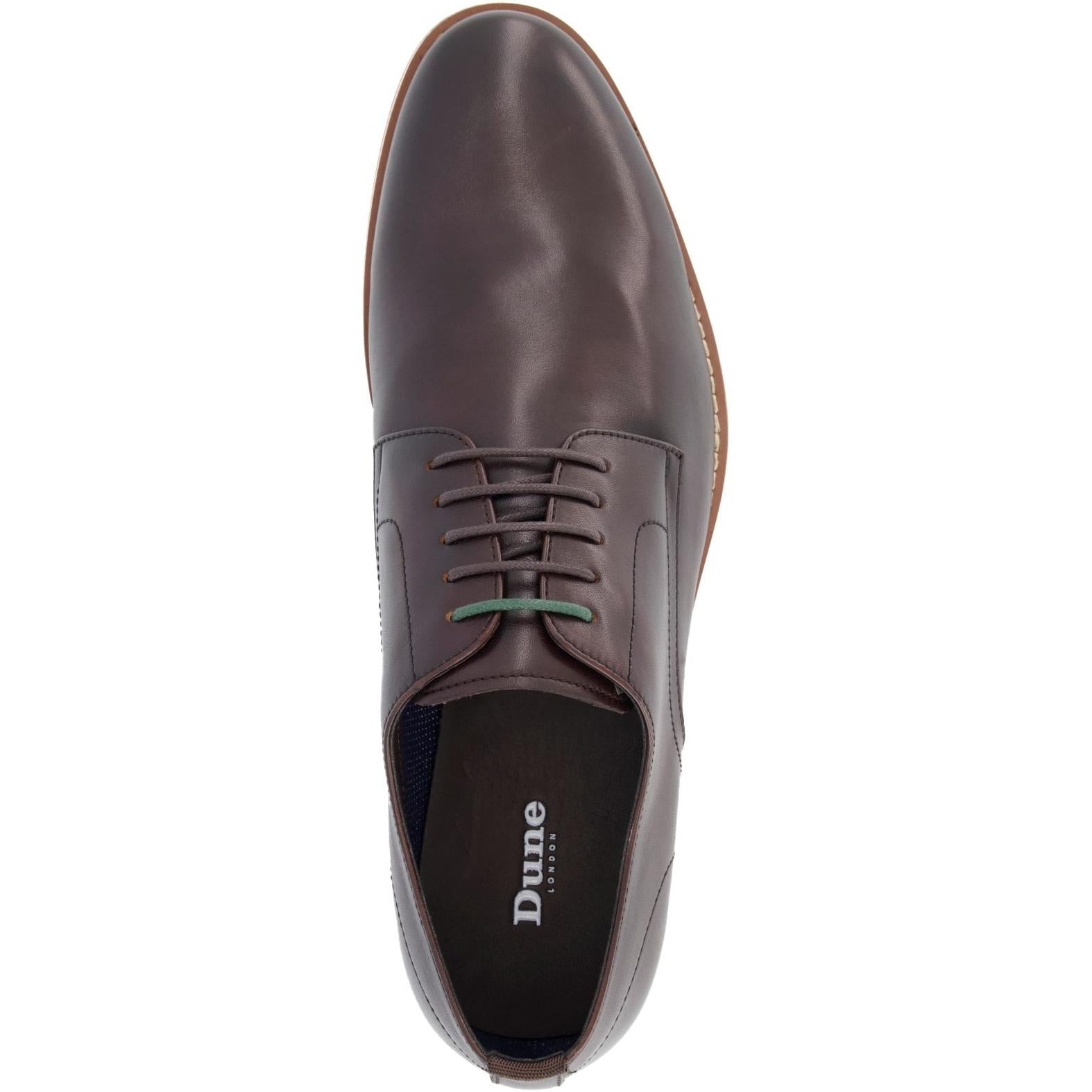 Dune London Suffolks Leather Smart Gibson Shoes