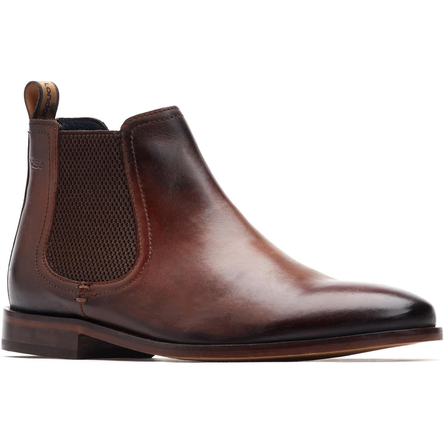 Base London Lynch Pull Up Plain Chelsea Boot