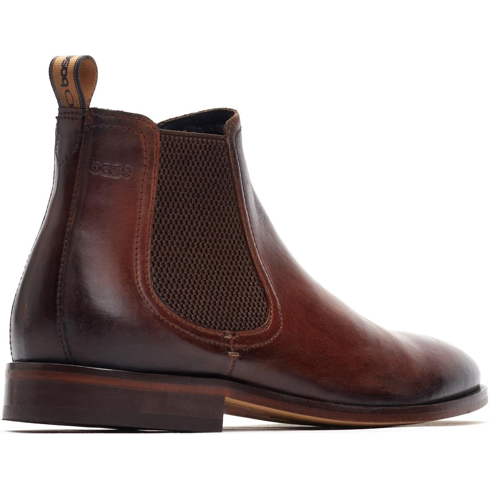 Base London Lynch Pull Up Plain Chelsea Boot