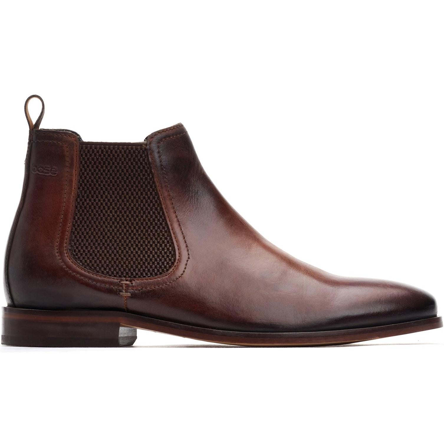 Base London Lynch Pull Up Plain Chelsea Boot