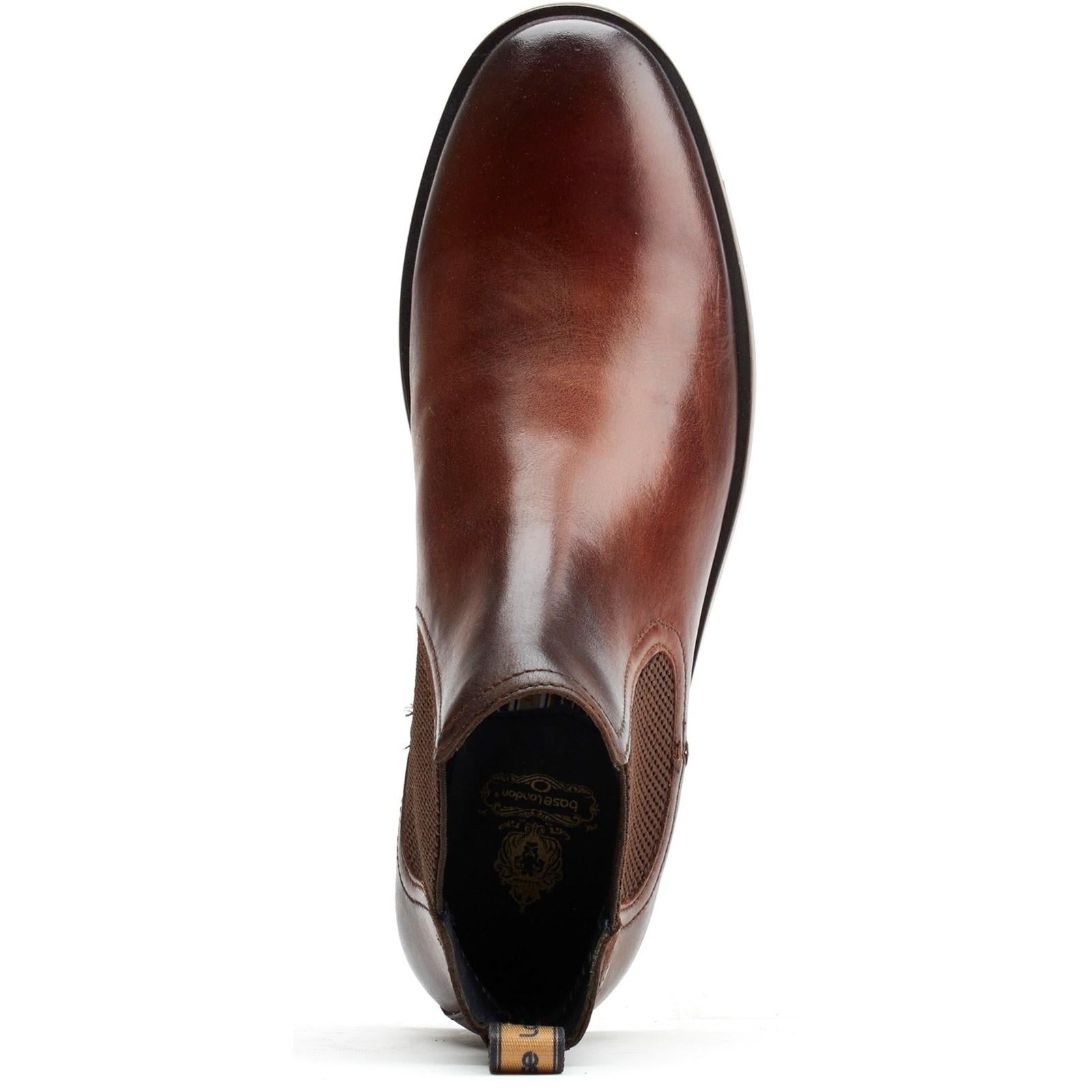 Base London Lynch Pull Up Plain Chelsea Boot