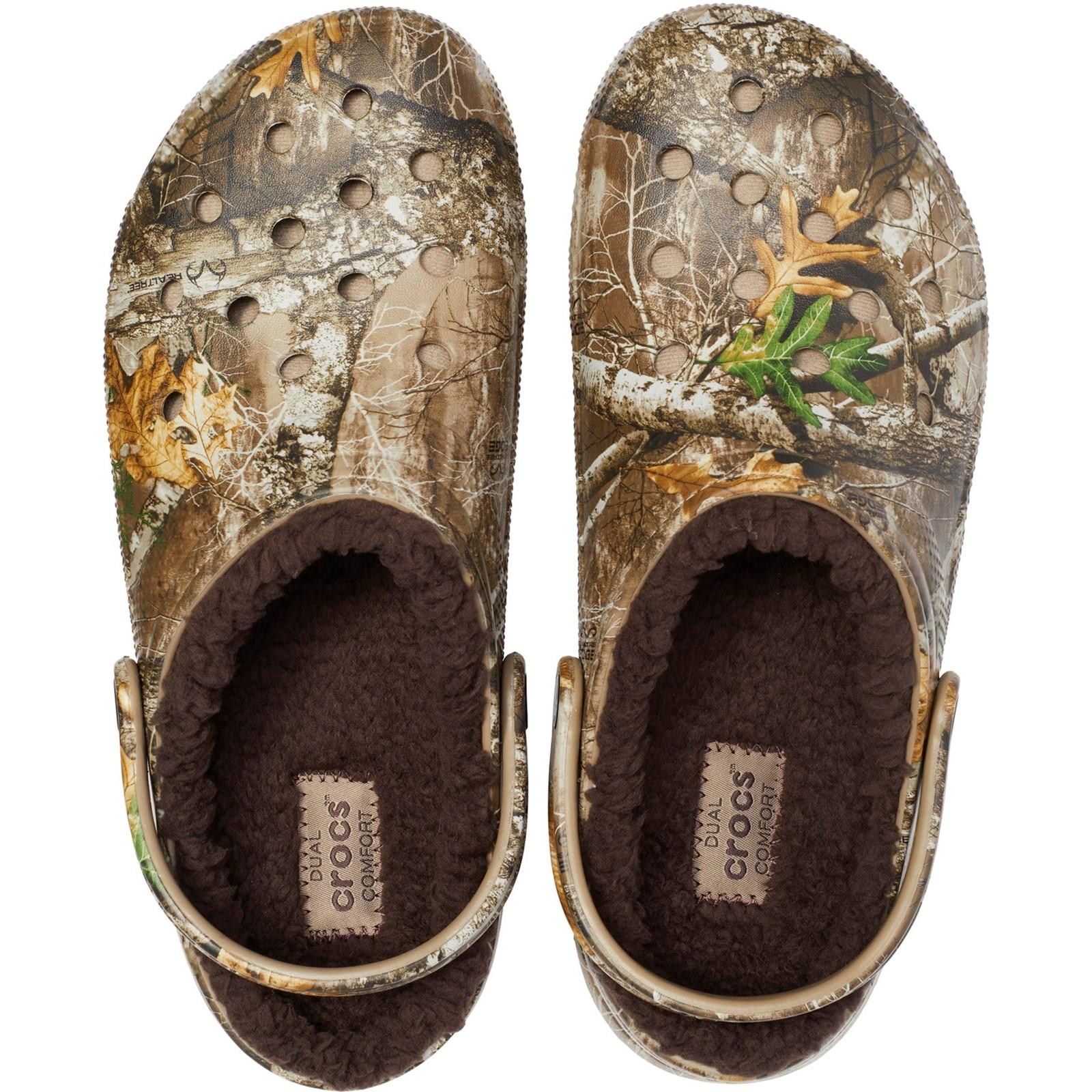 Crocs Classic Realtree Edge Lined Clog Shoes