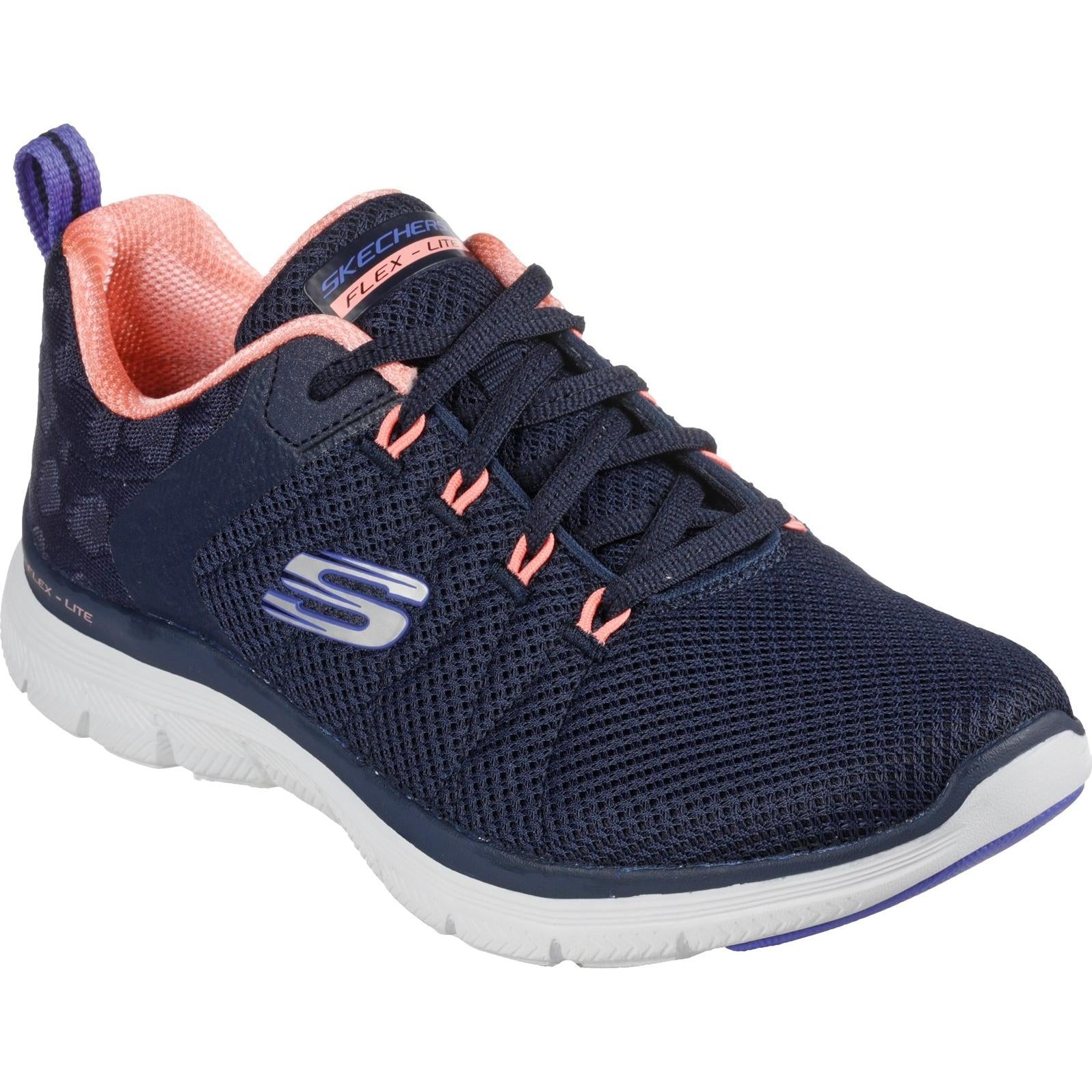 Skechers Flex Appeal 4.0 Elegant Ways Wide Trainer