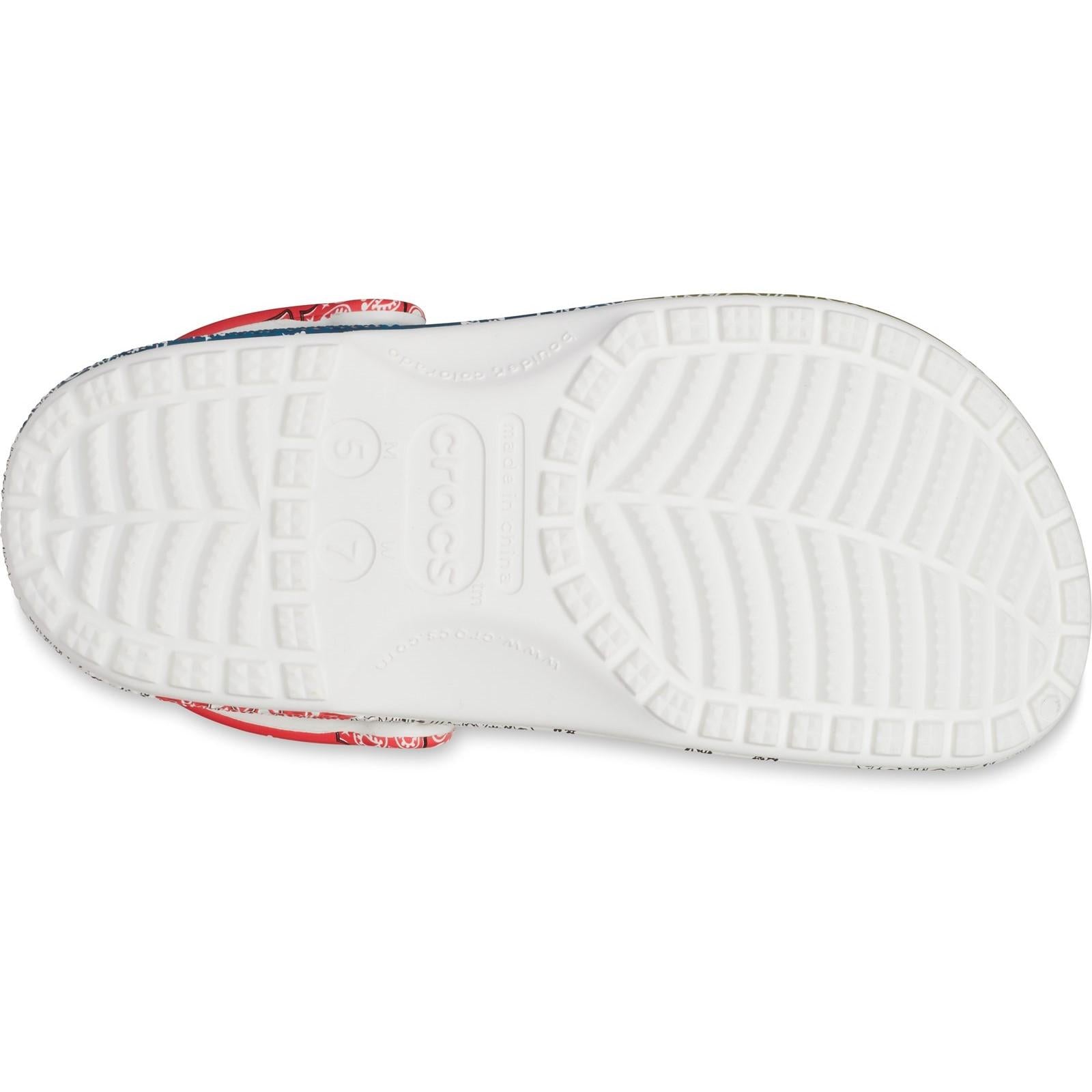 Crocs Classic Bandana Print Clog Sandals