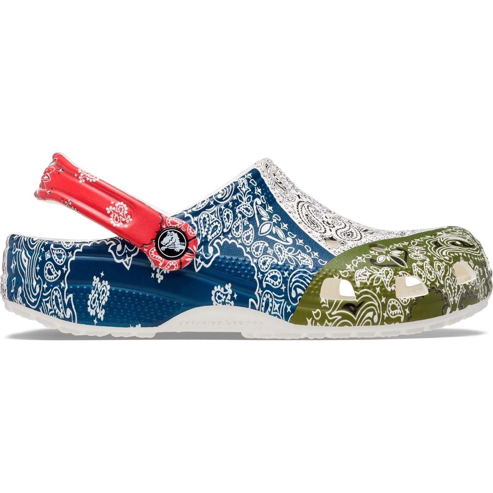 Crocs Classic Bandana Print Clog Sandals