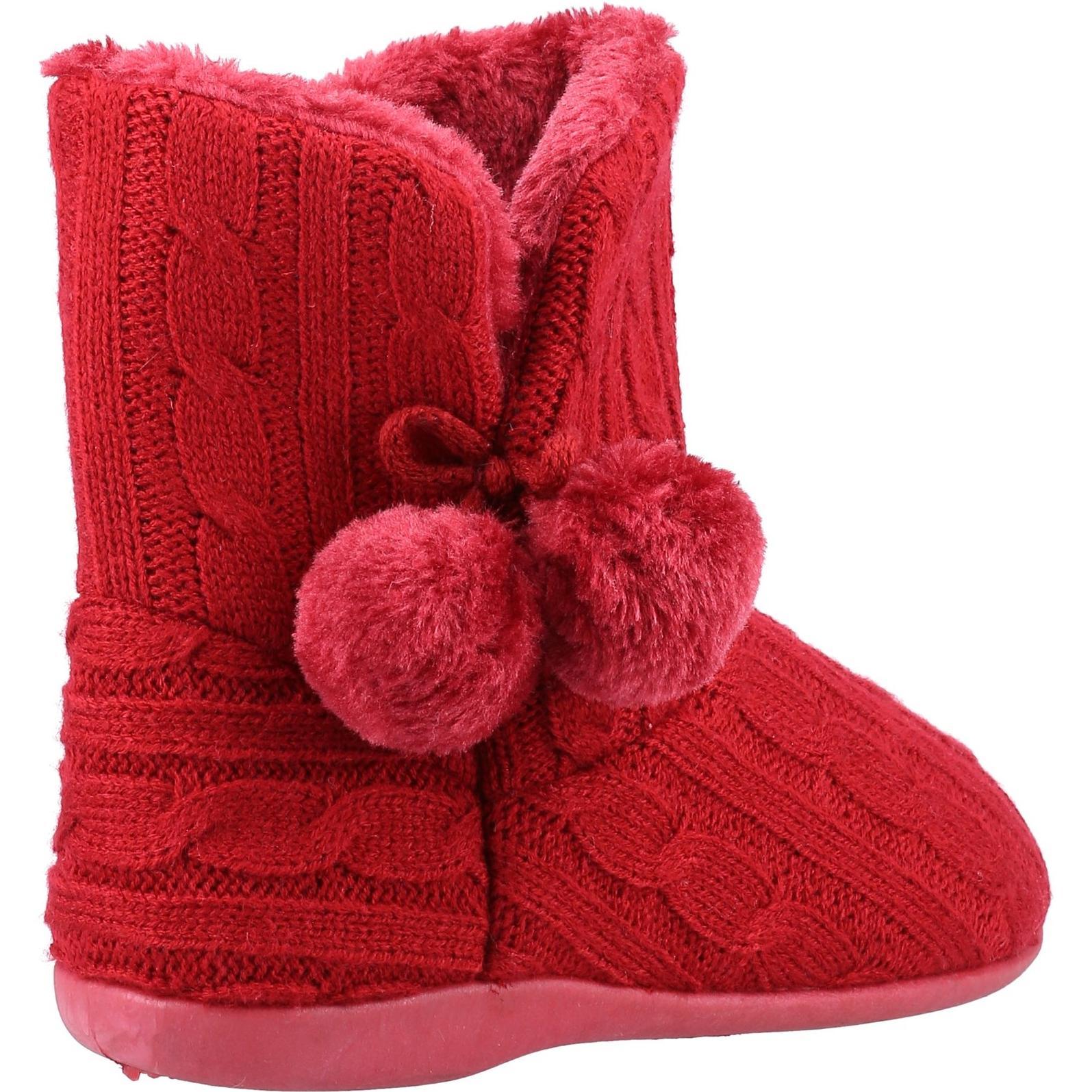 Fleet & Foster Apple Knitted Bootie Slipper