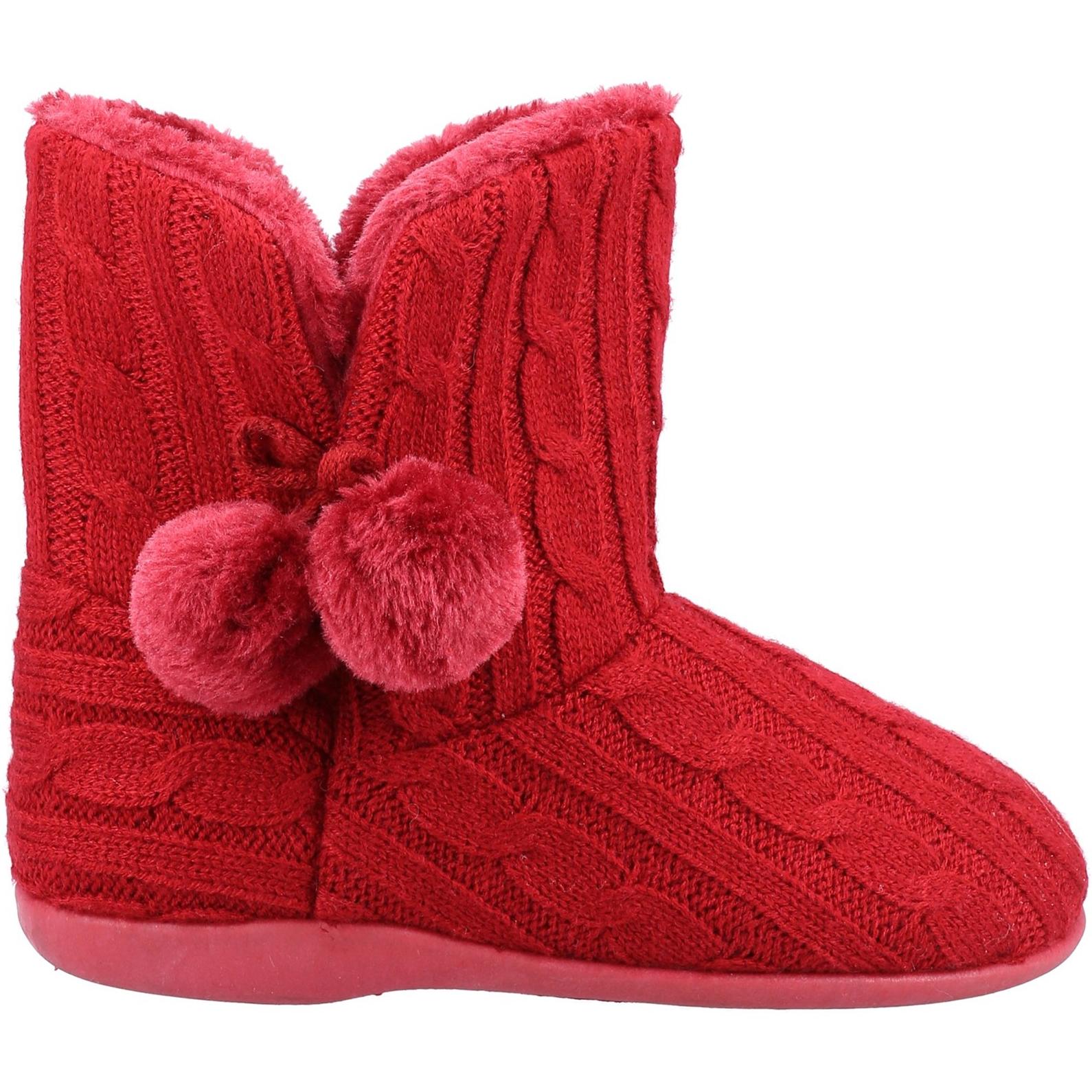 Fleet & Foster Apple Knitted Bootie Slipper