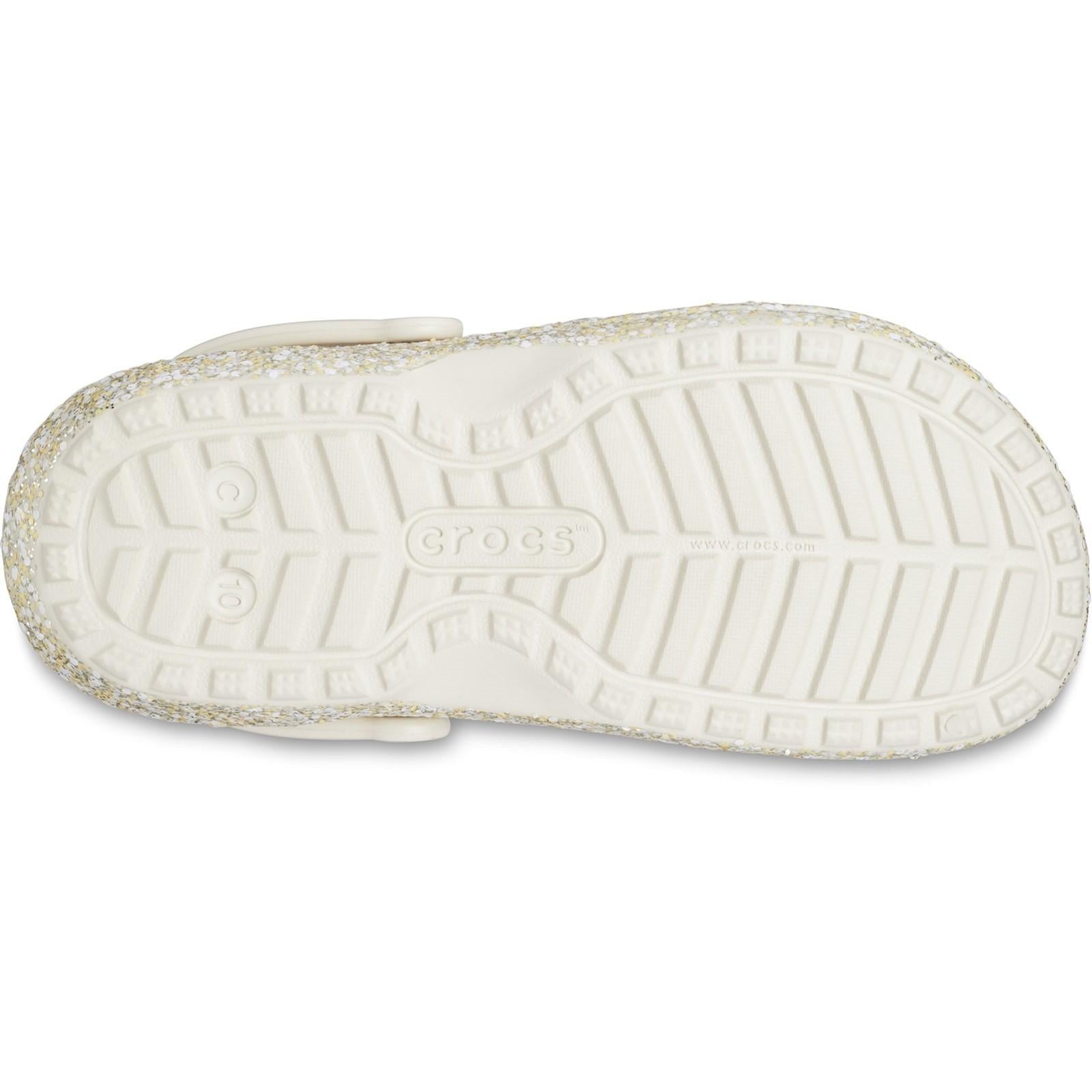 Crocs Toddlers' Classic Glitter Lined Clog Sandals