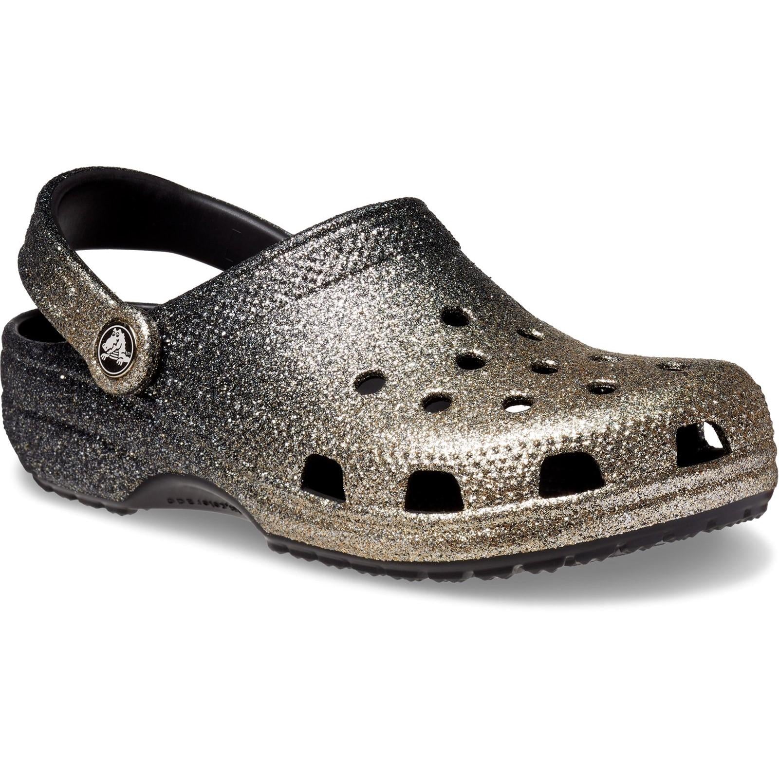 Crocs Classic Glitter Clog Sandals