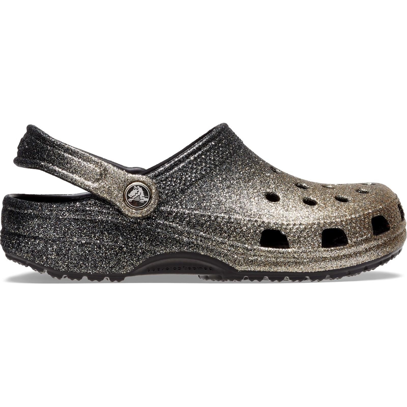 Crocs Classic Glitter Clog Sandals