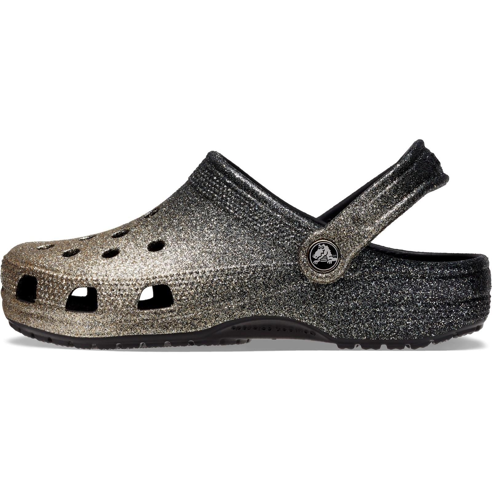 Crocs Classic Glitter Clog Sandals