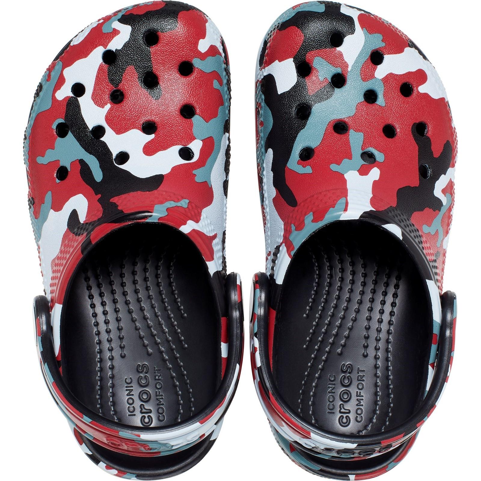 Crocs Kids' Classic Camo Clog Sandals