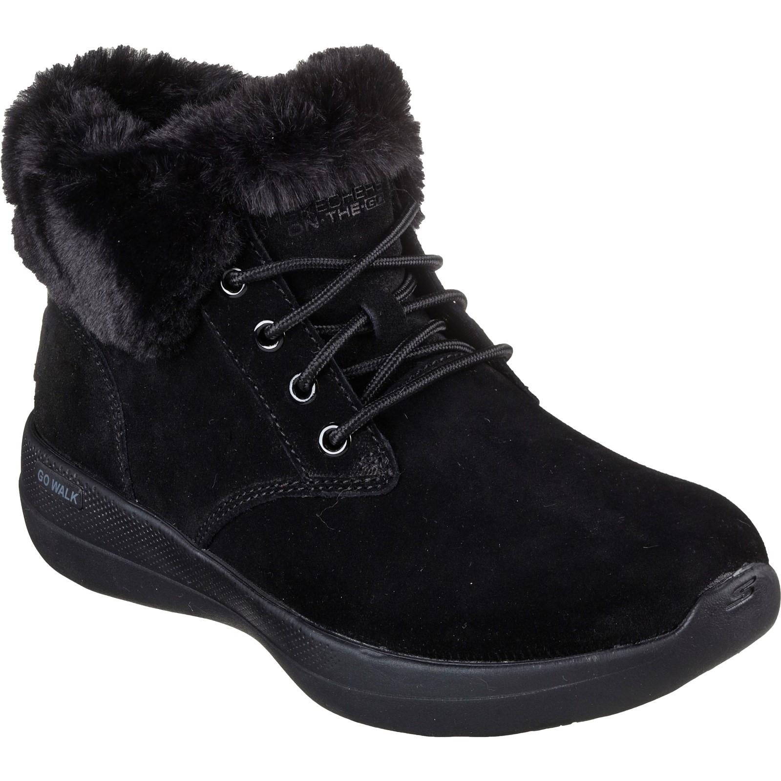 Skechers Go Walk Stability Boot Comfy Days Ankle Boots