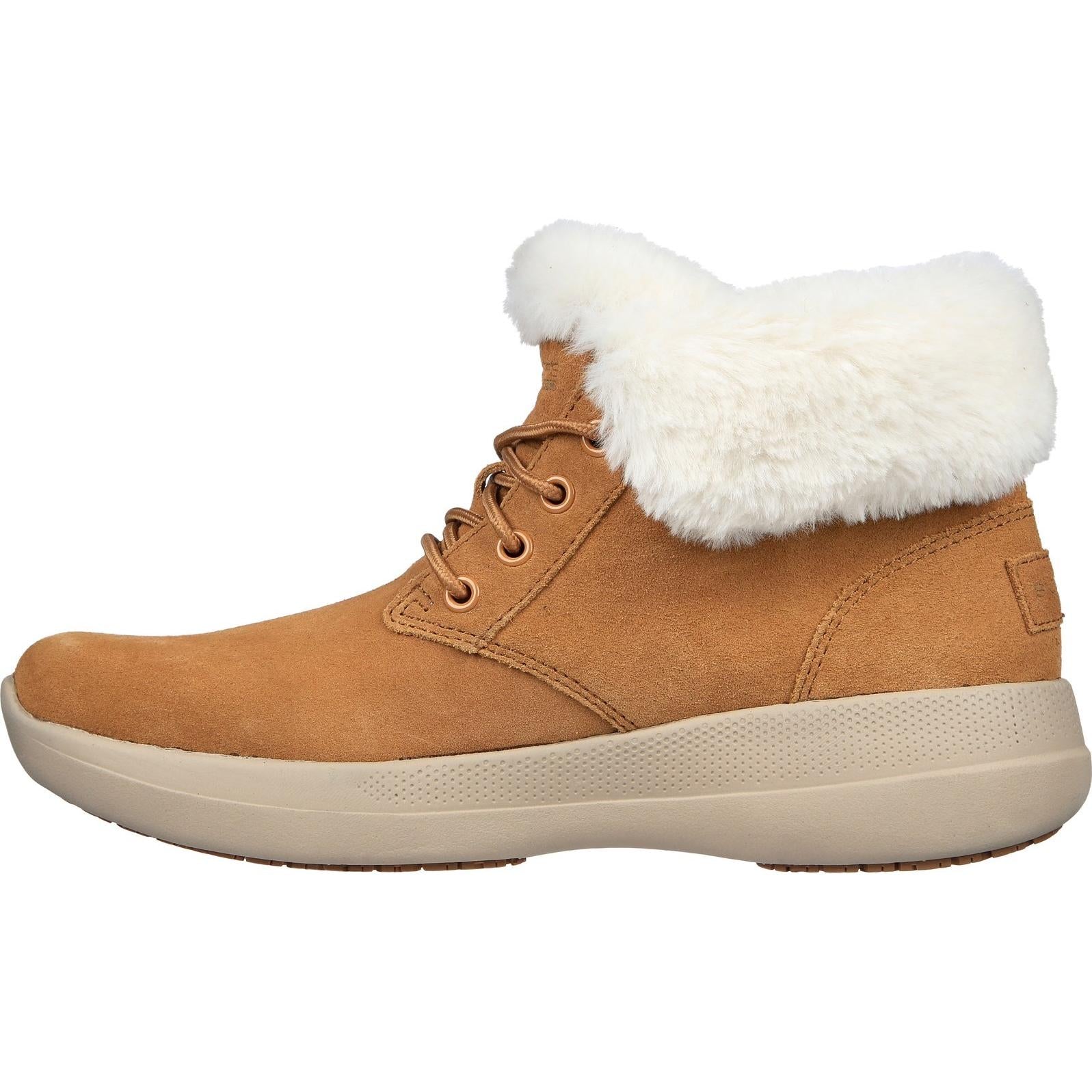 Skechers Go Walk Stability Boot Comfy Days Ankle Boots