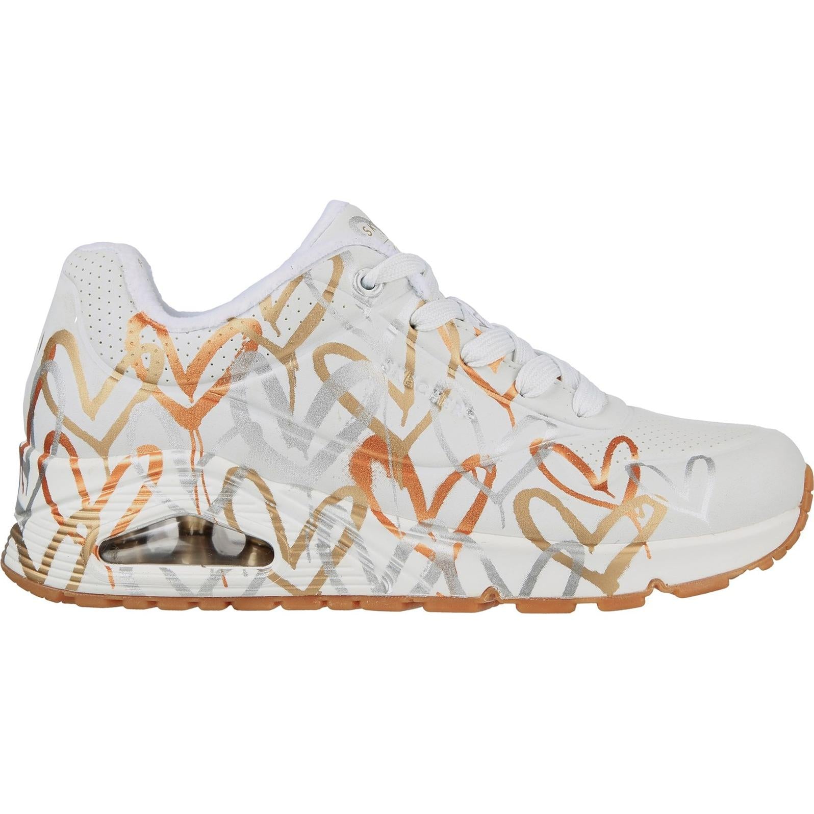 Skechers Skechers x JGoldcrown: Uno - Metallic Love Trainer