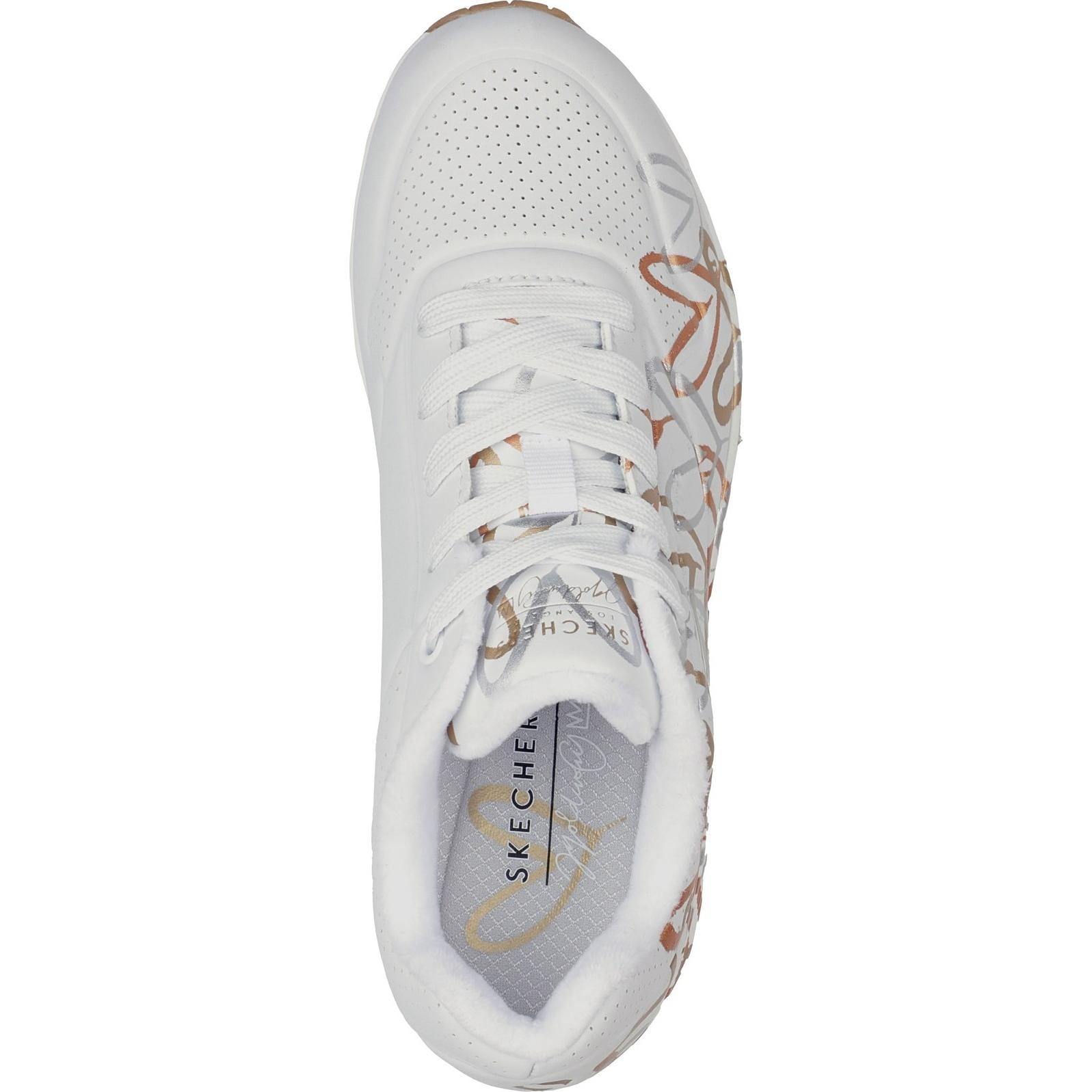 Skechers Skechers x JGoldcrown: Uno - Metallic Love Trainer