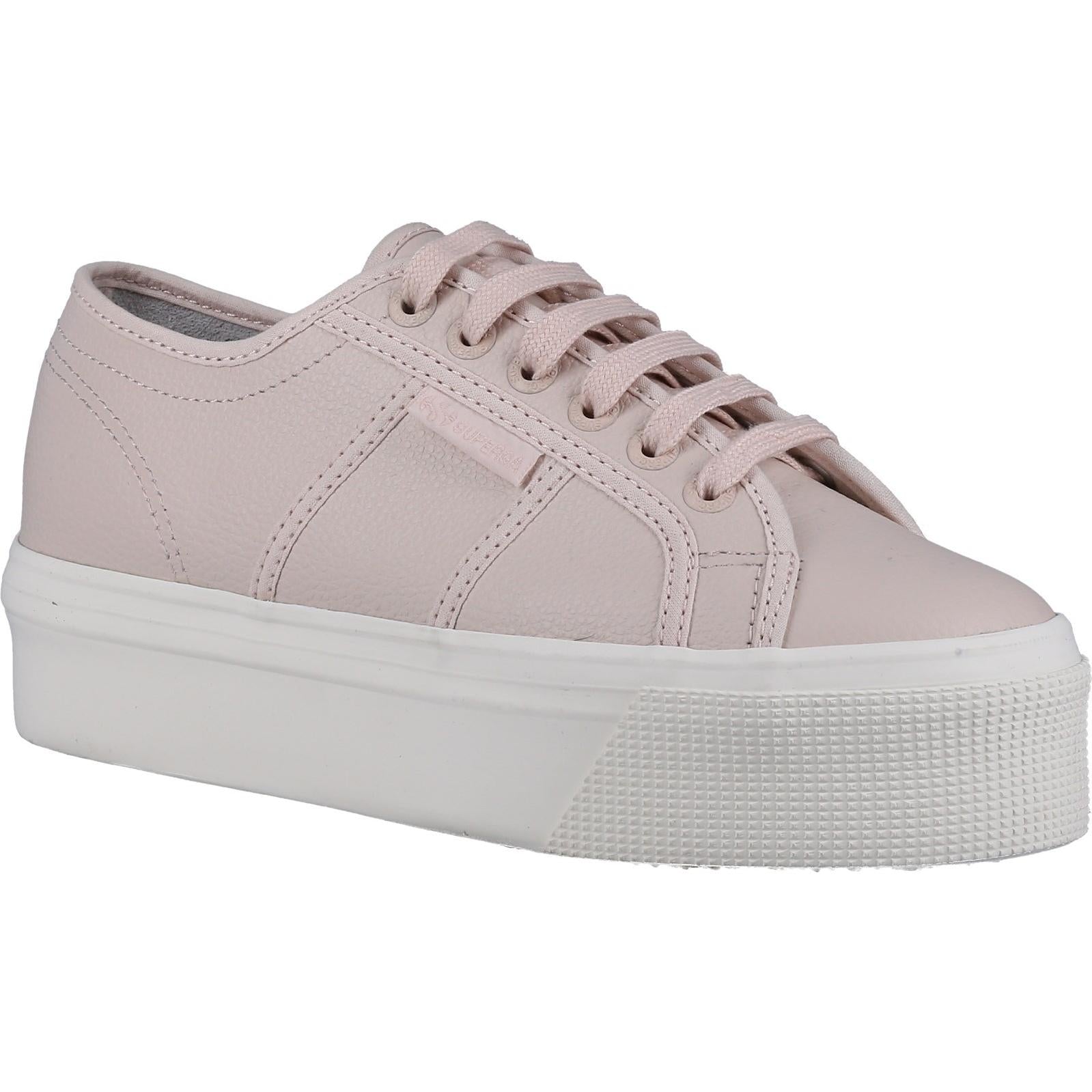 Superga 2790 Tumbled Leather Trainer