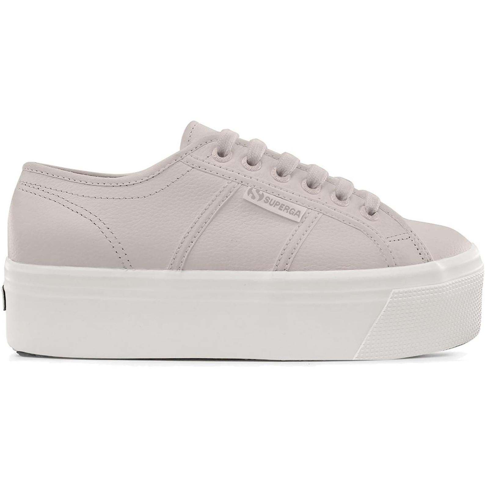 Superga 2790 Tumbled Leather Trainer