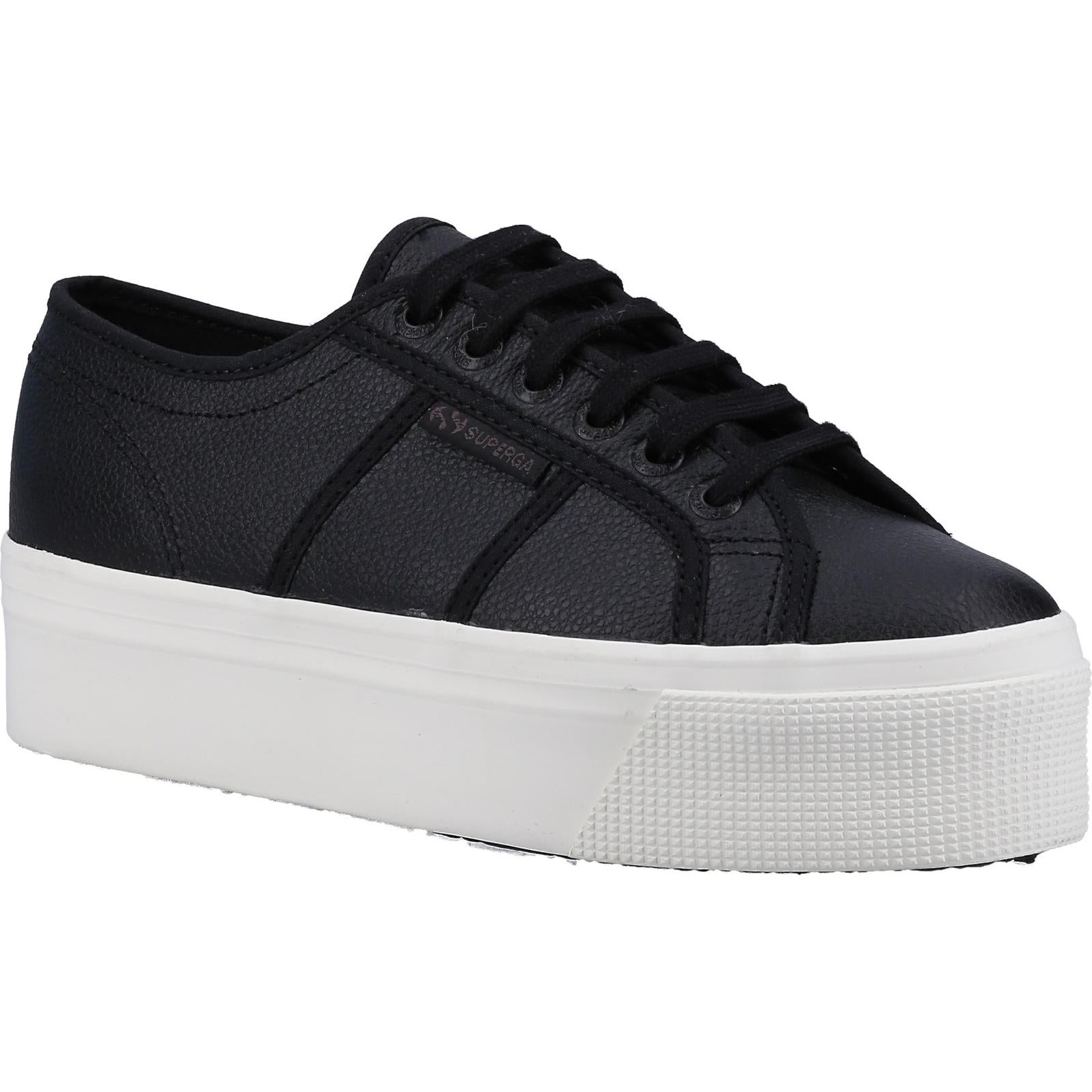 Superga 2790 Tumbled Leather Trainer