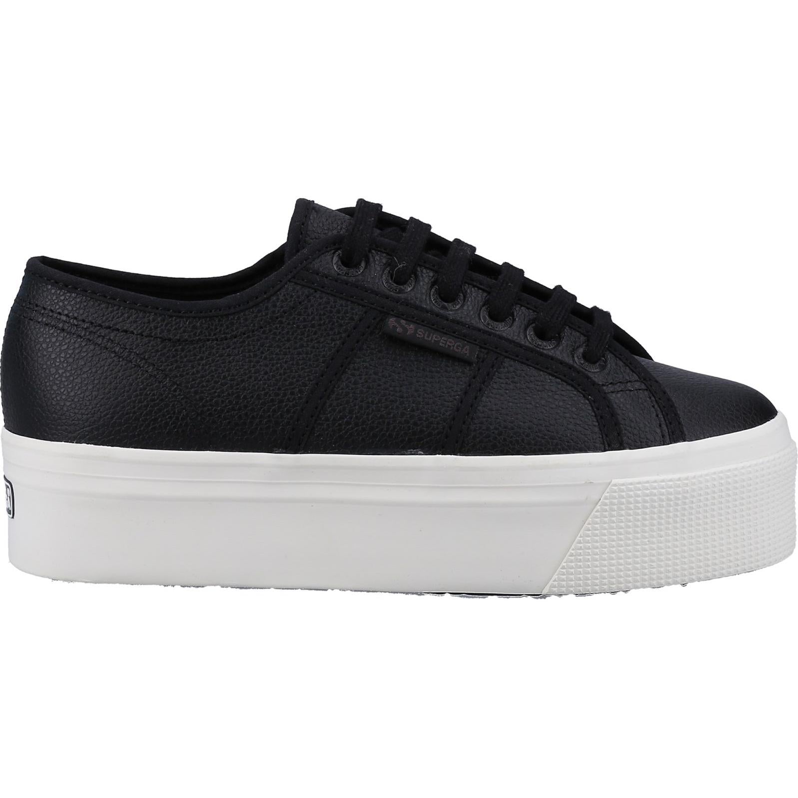 Superga 2790 Tumbled Leather Trainer